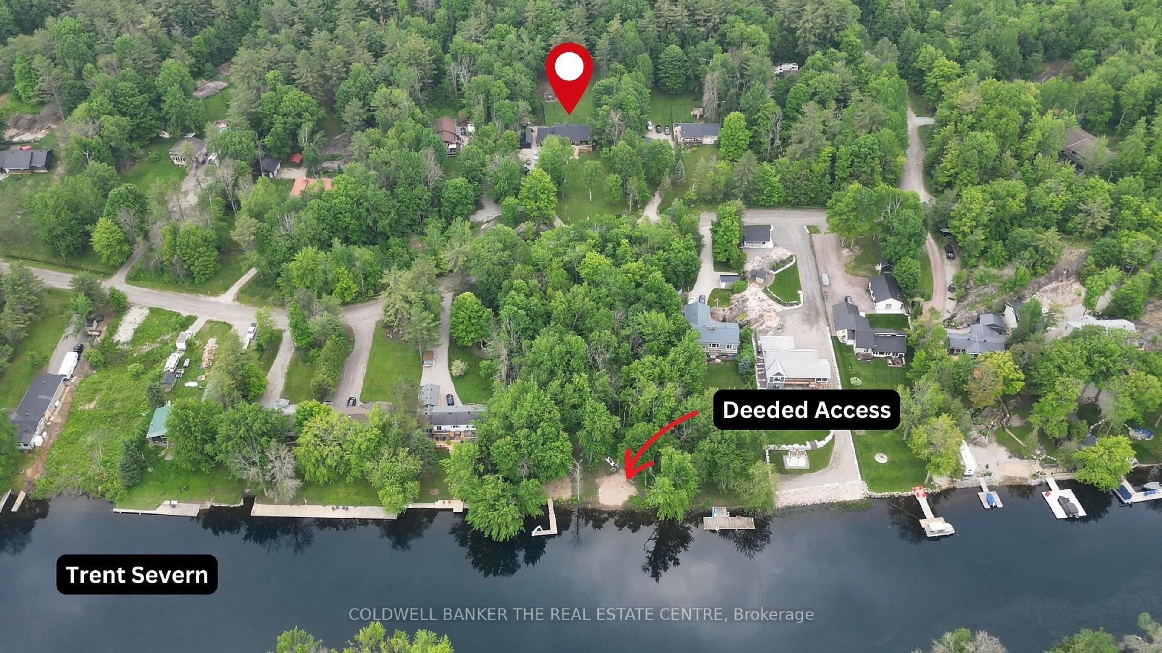 A pic from outside/outdoor area/front of a property/back of a property/a pic from drone, water/lake/river/ocean view for 4557 Trent Tr, Severn Ontario L0K 2B0