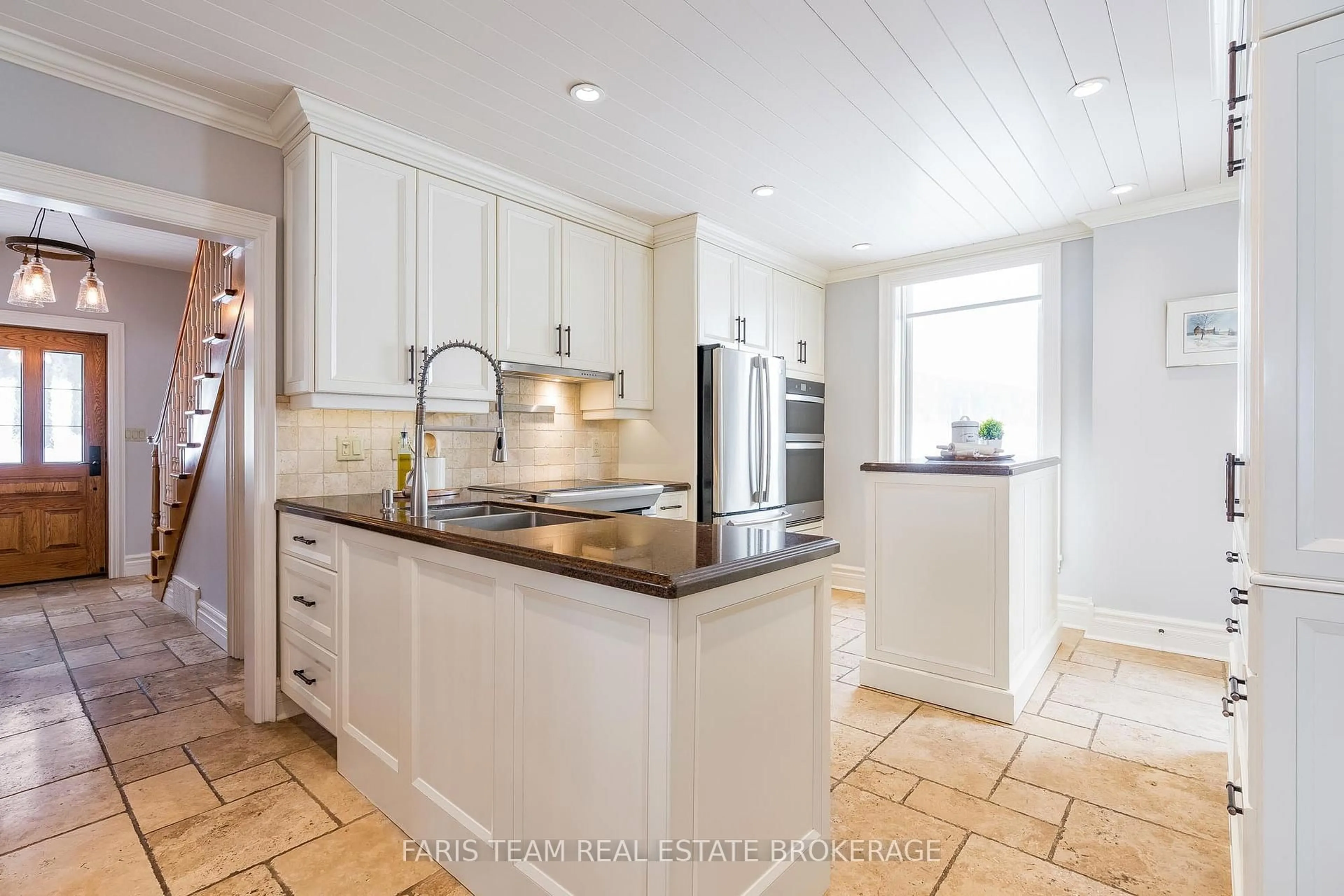 Open concept kitchen, ceramic/tile floor for 7964 Highway 93, Tiny Ontario L0K 2E1
