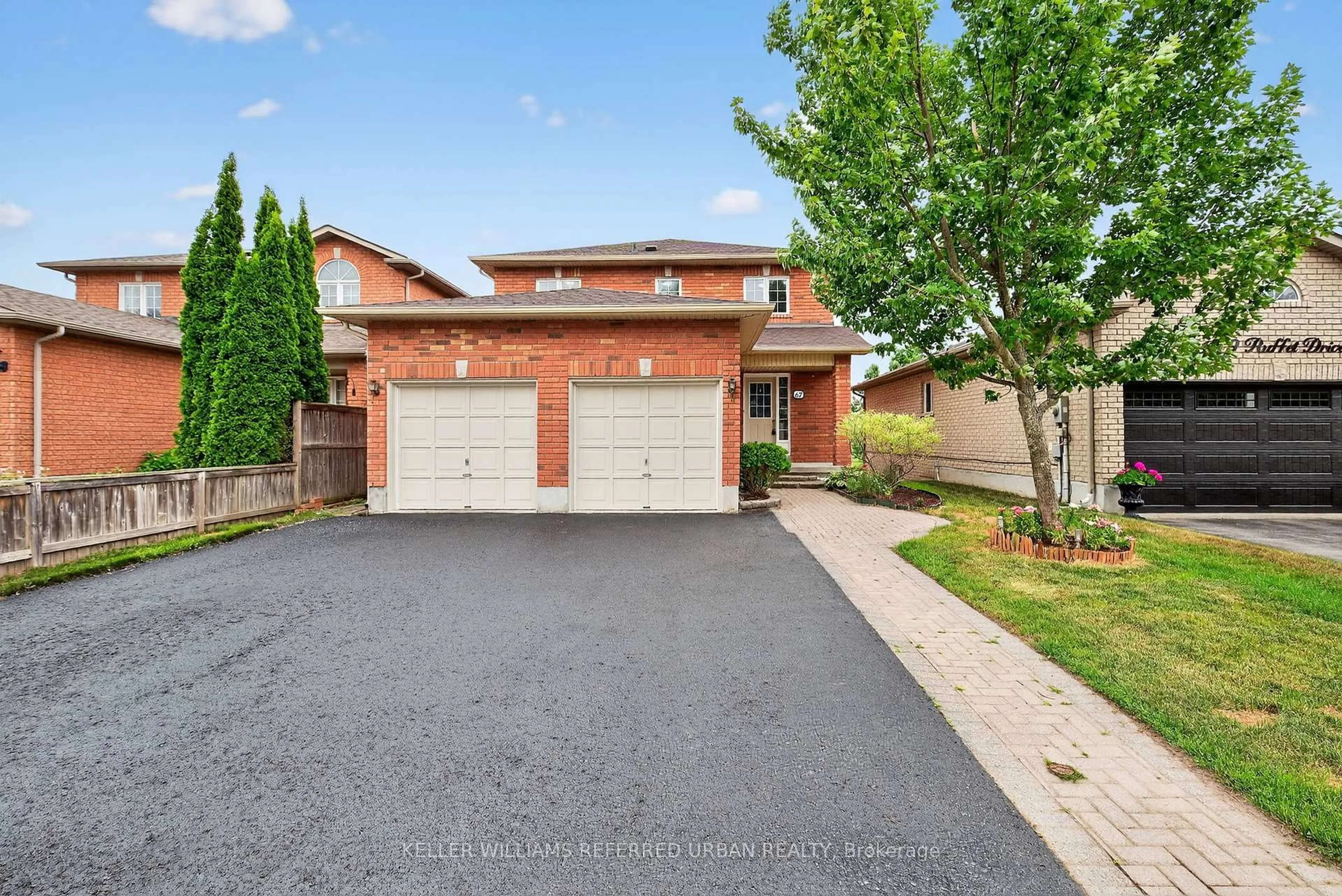 Home with brick exterior material, street for 67 Ruffet Dr, Barrie Ontario L4N 0N8
