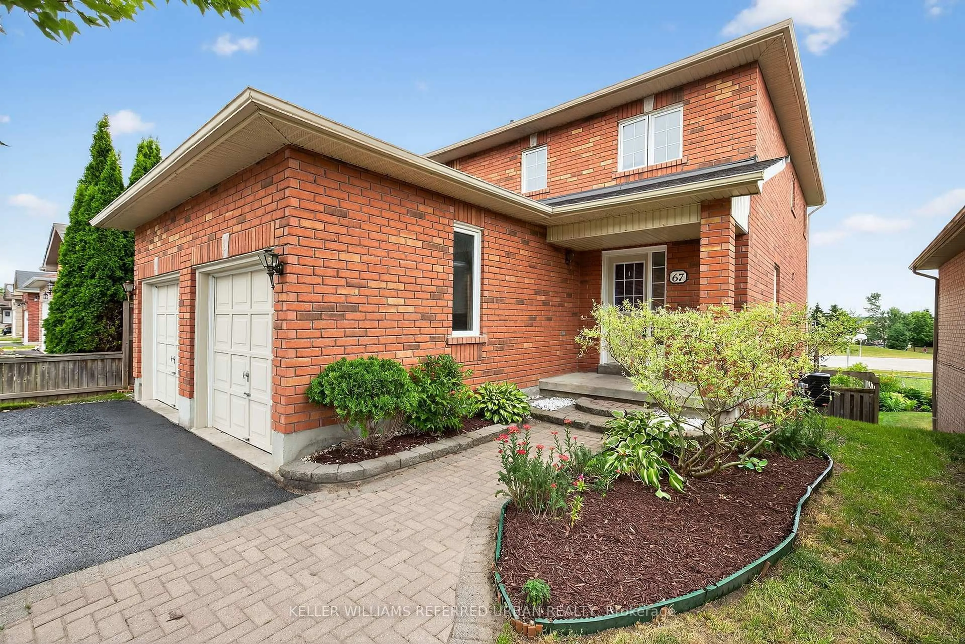 Home with brick exterior material, street for 67 Ruffet Dr, Barrie Ontario L4N 0N8