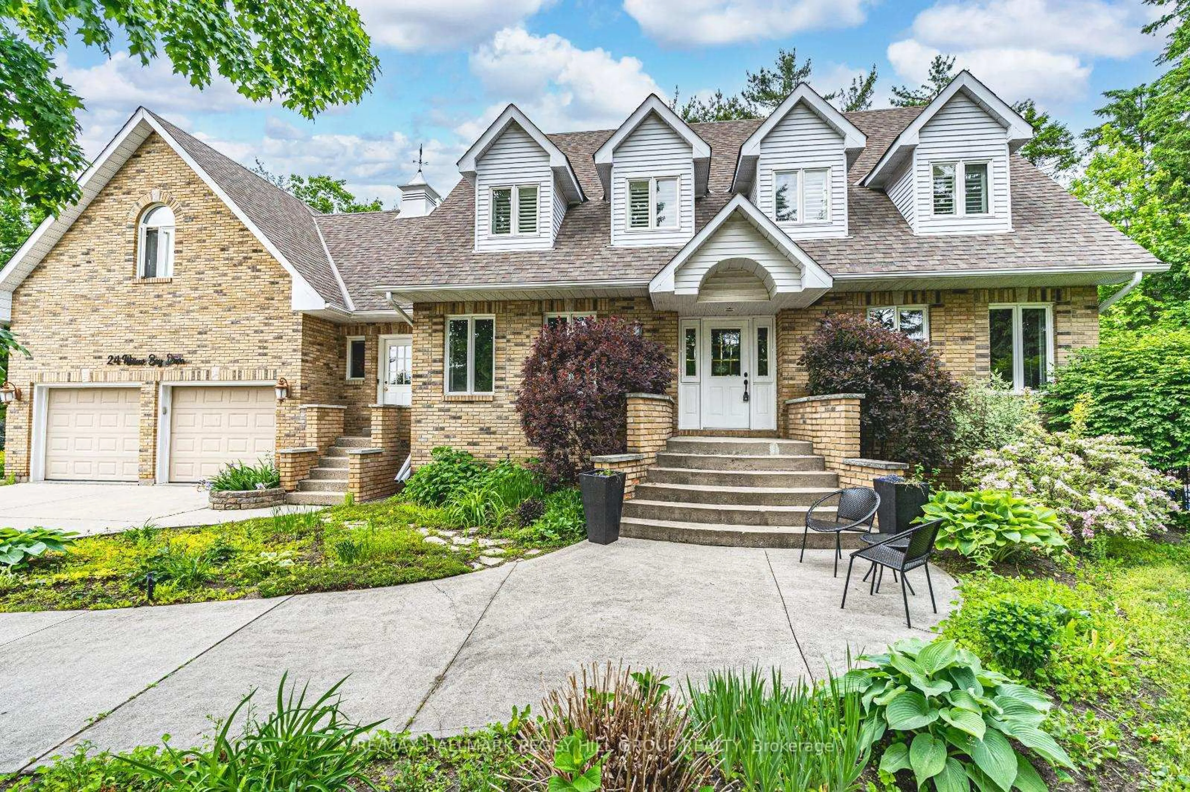 Home with brick exterior material, street for 24 Willow Bay Dr, Springwater Ontario L9X 0R2