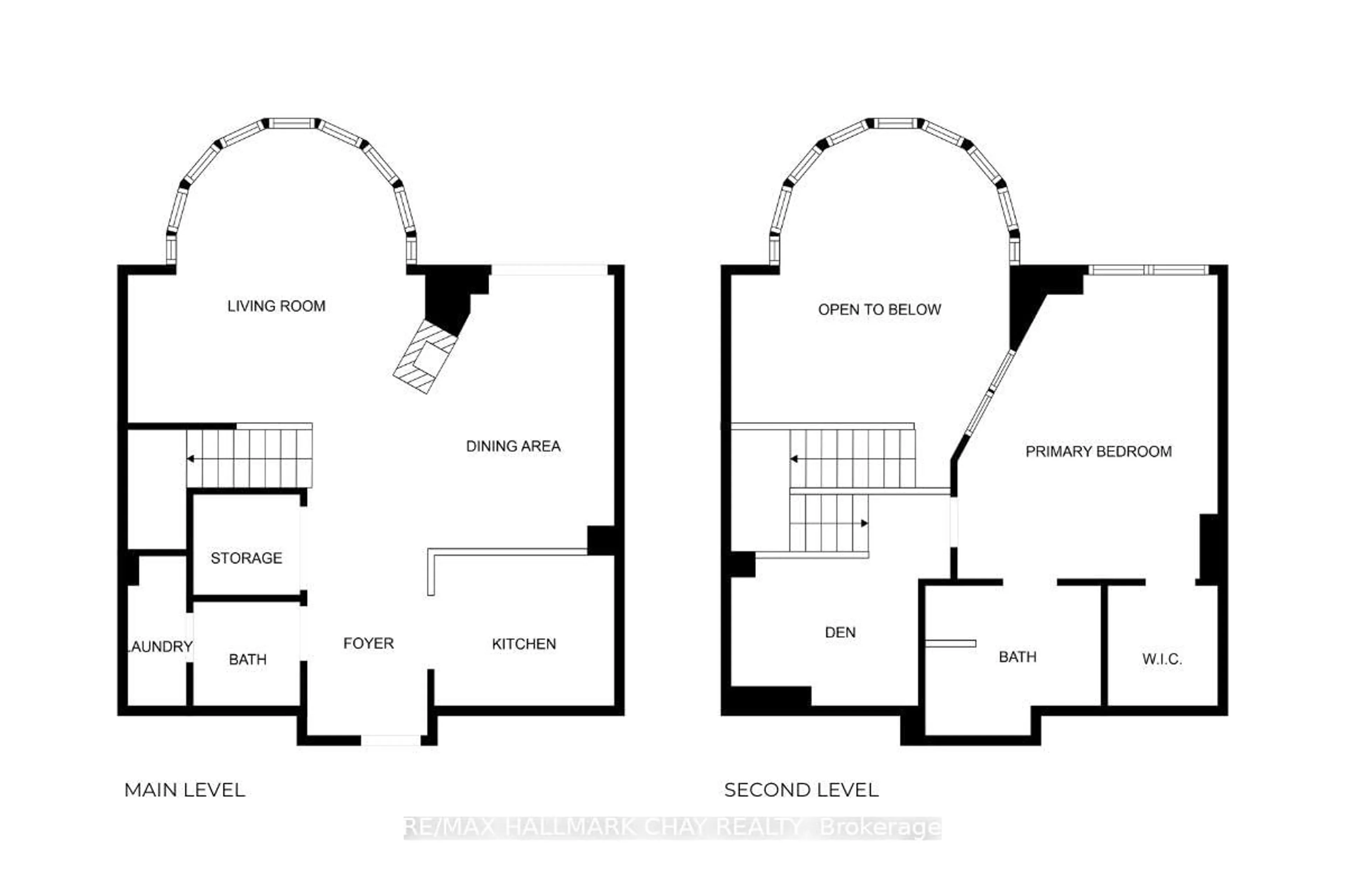 Floor plan for 2 TORONTO St #910, Barrie Ontario L4N 9R2