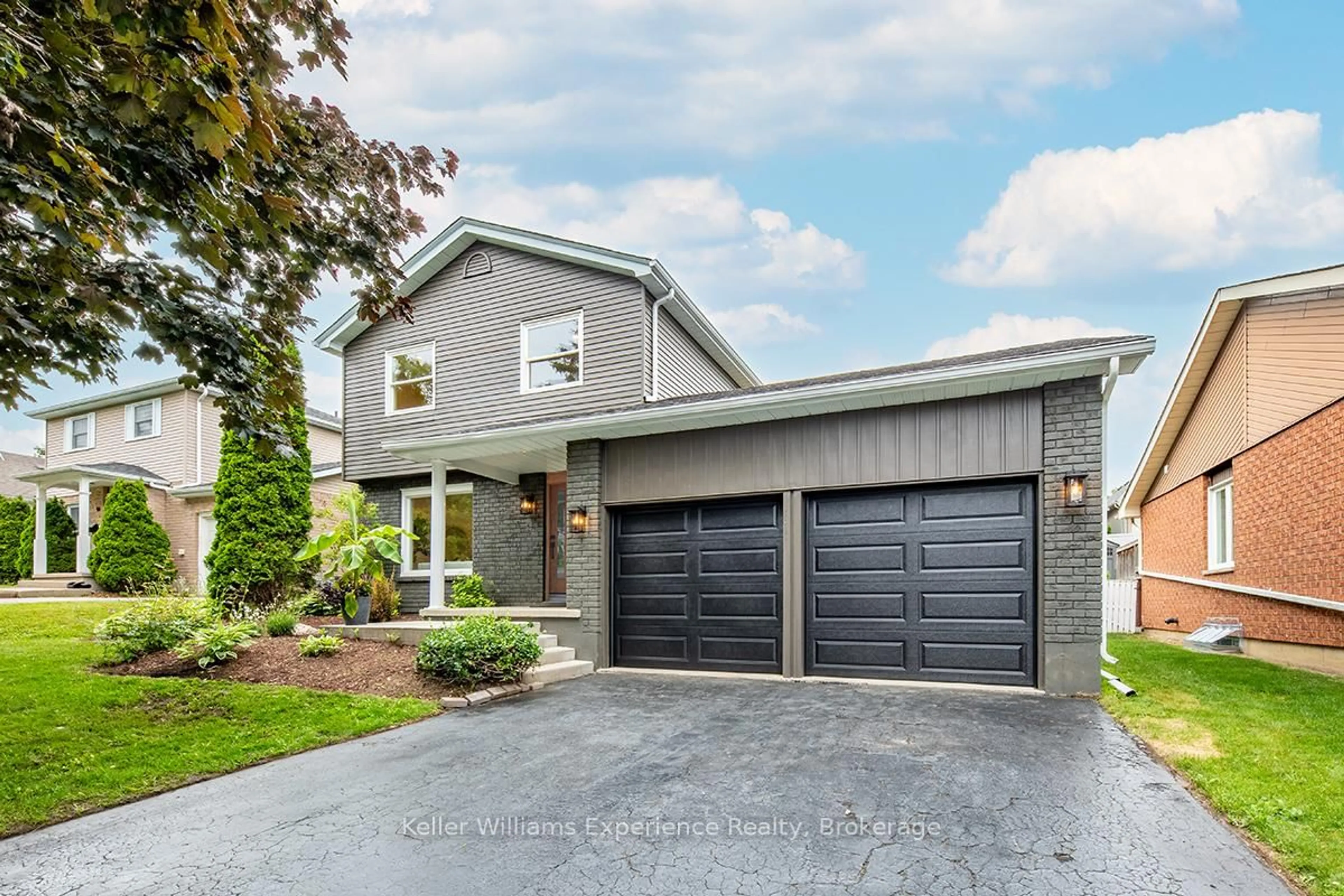 Home with brick exterior material, street for 14 Mariposa Dr, Orillia Ontario L3V 7G7
