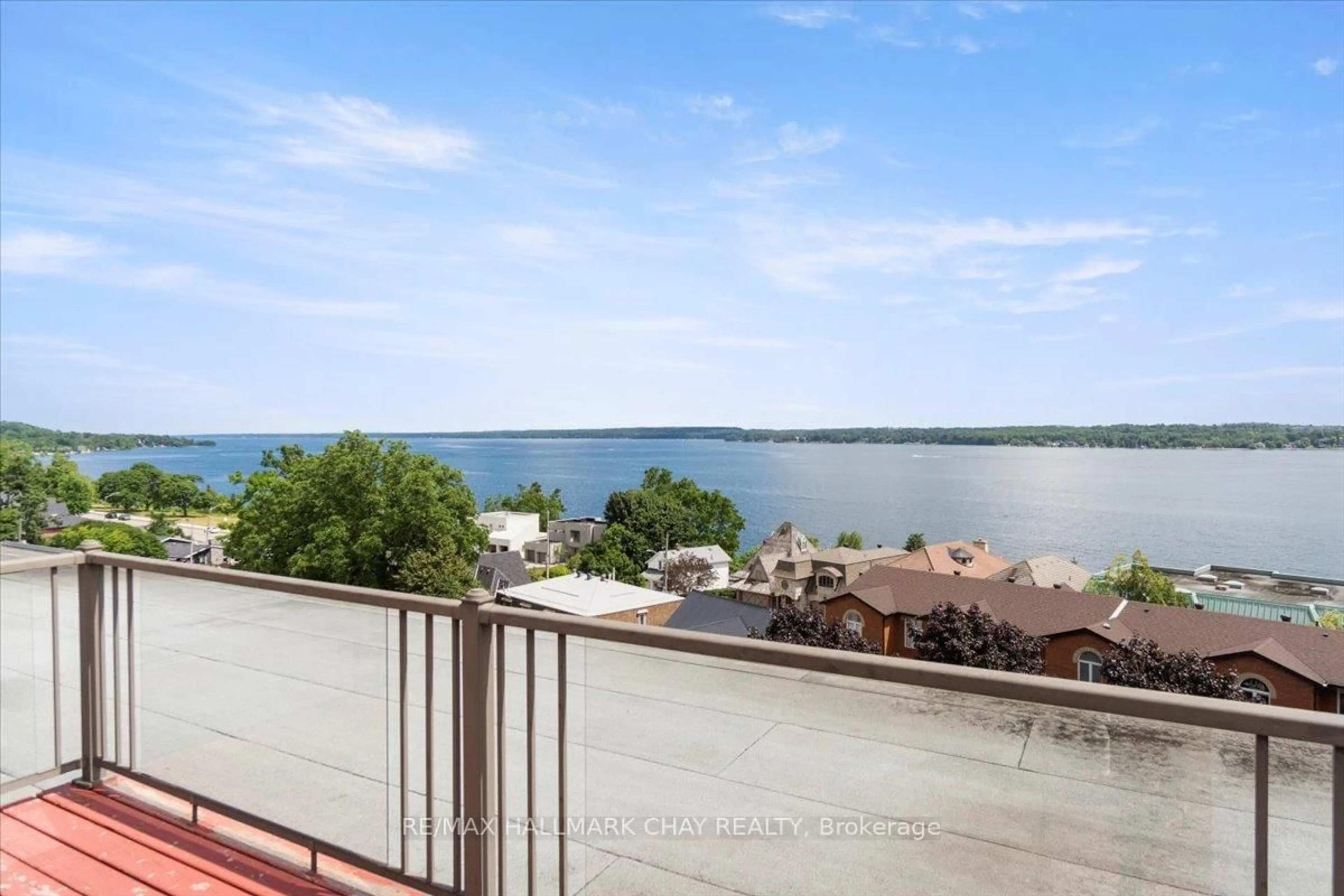 Balcony in the apartment, water/lake/river/ocean view for 2 Albert St #43, Barrie Ontario L4M 3S4