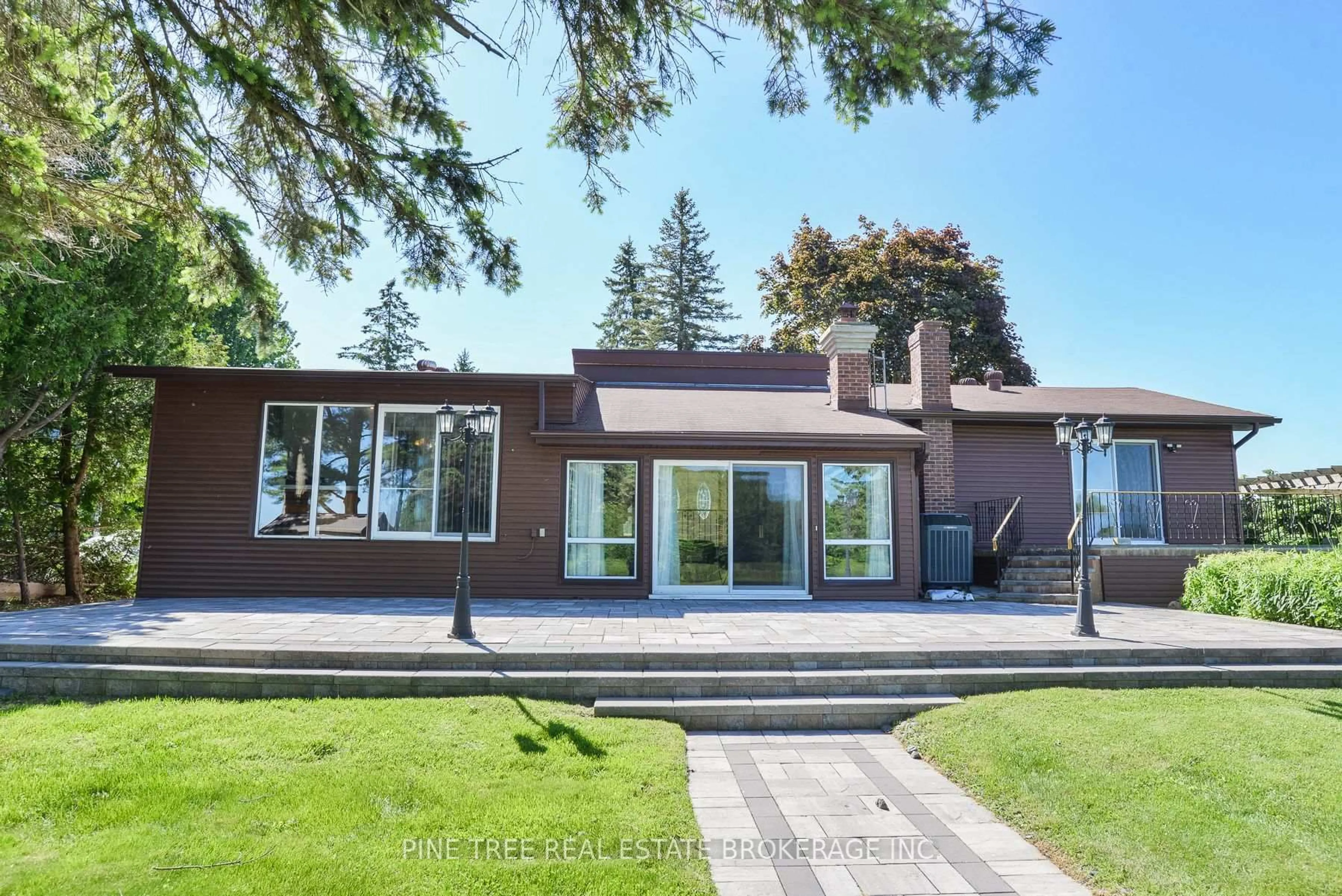 Home with brick exterior material, street for 35 Old Indian Tr, Ramara Ontario L0K 1B0