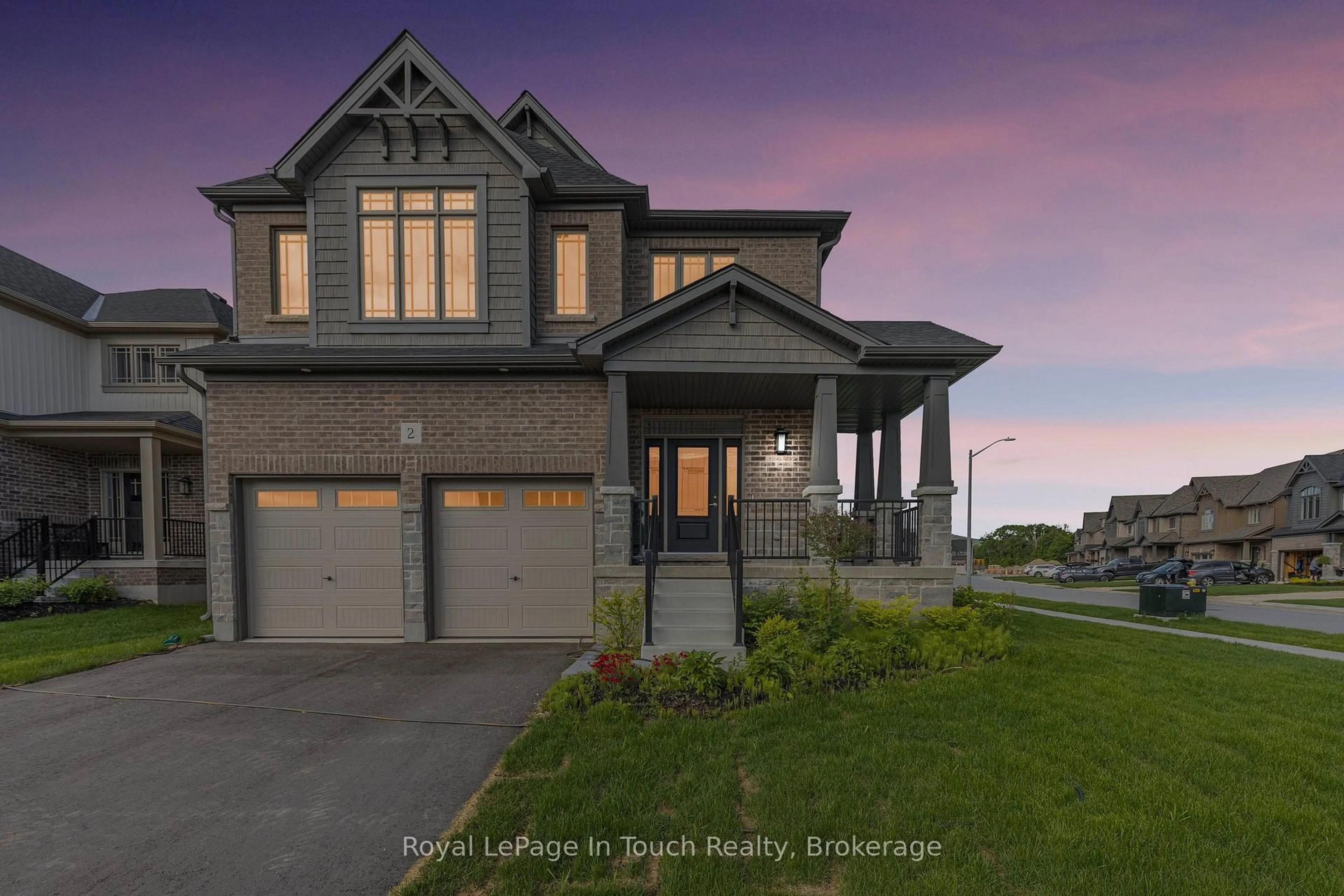 Home with brick exterior material, street for 2 Rowland St, Collingwood Ontario L9Y 5M5