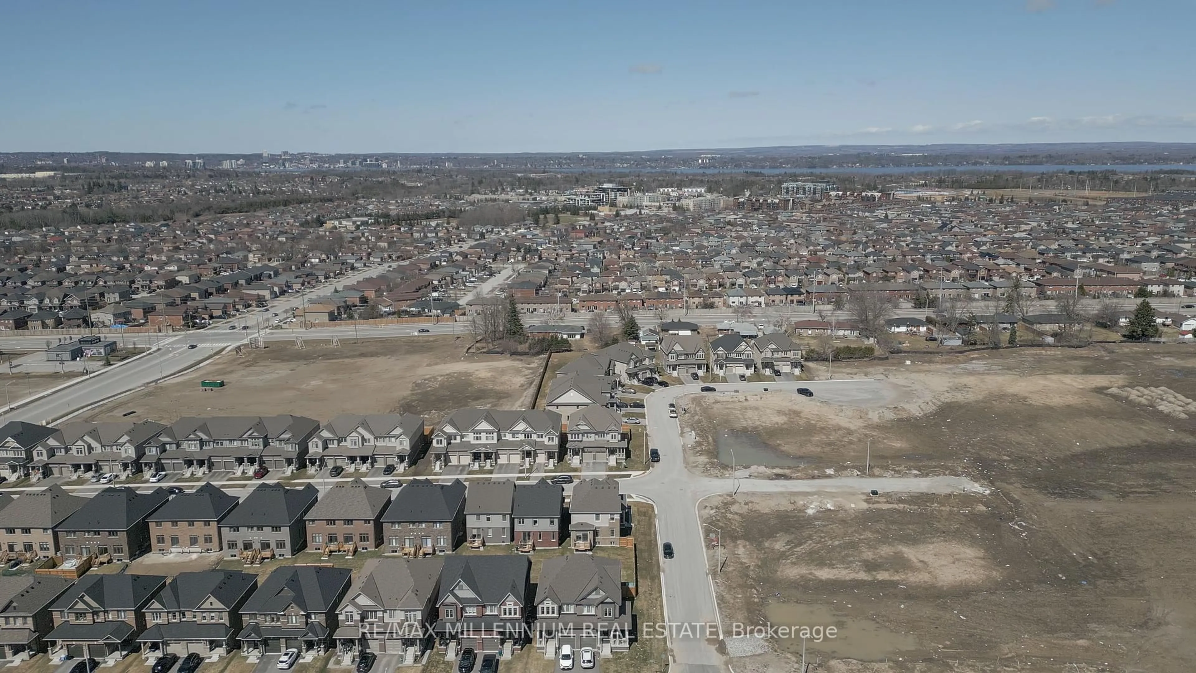 A pic from outside/outdoor area/front of a property/back of a property/a pic from drone, street for 111 Sagewood Ave, Barrie Ontario L9J 0K5