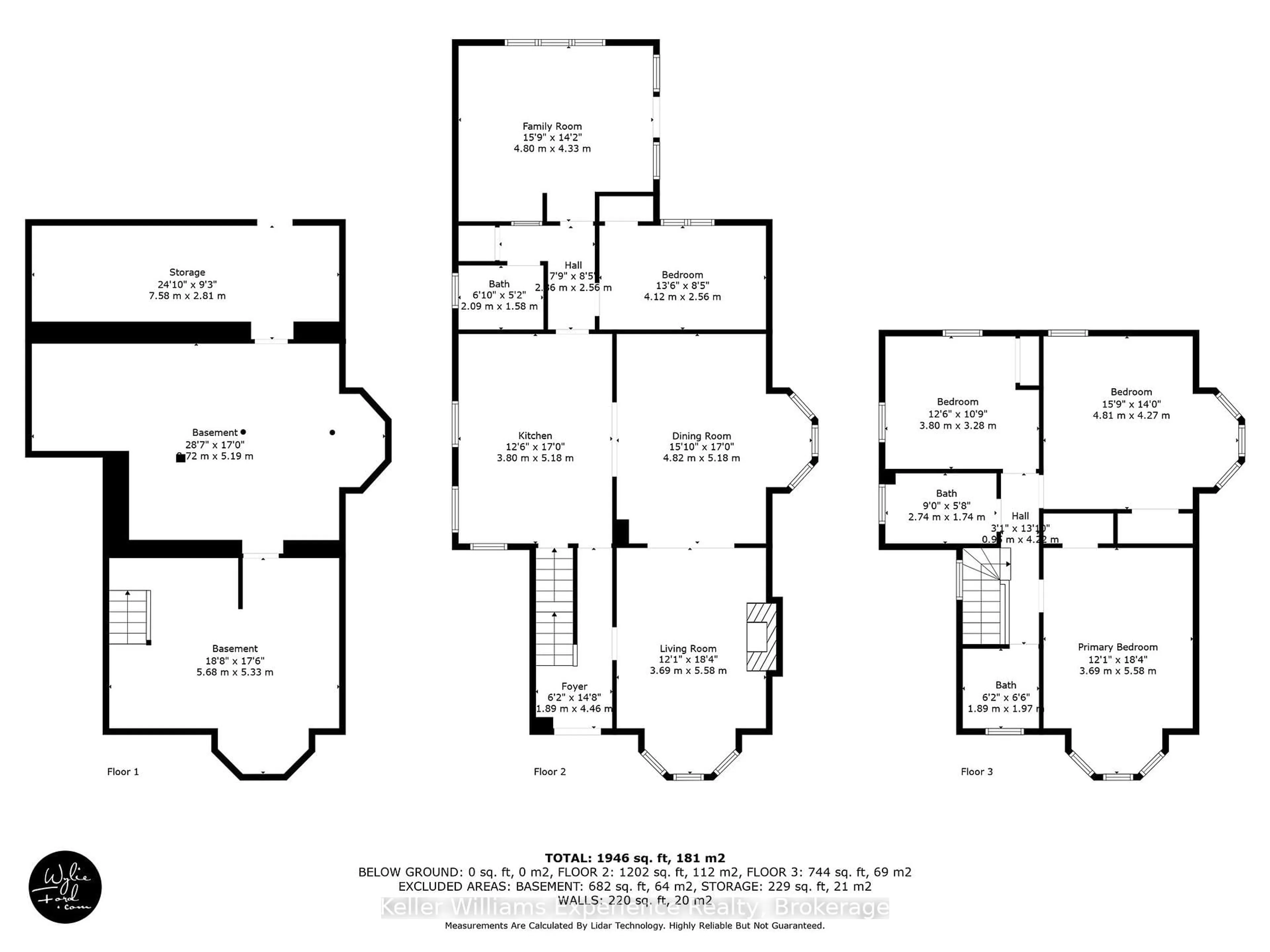 Floor plan for 155 NOTTAWASAGA St, Orillia Ontario L3V 3J9