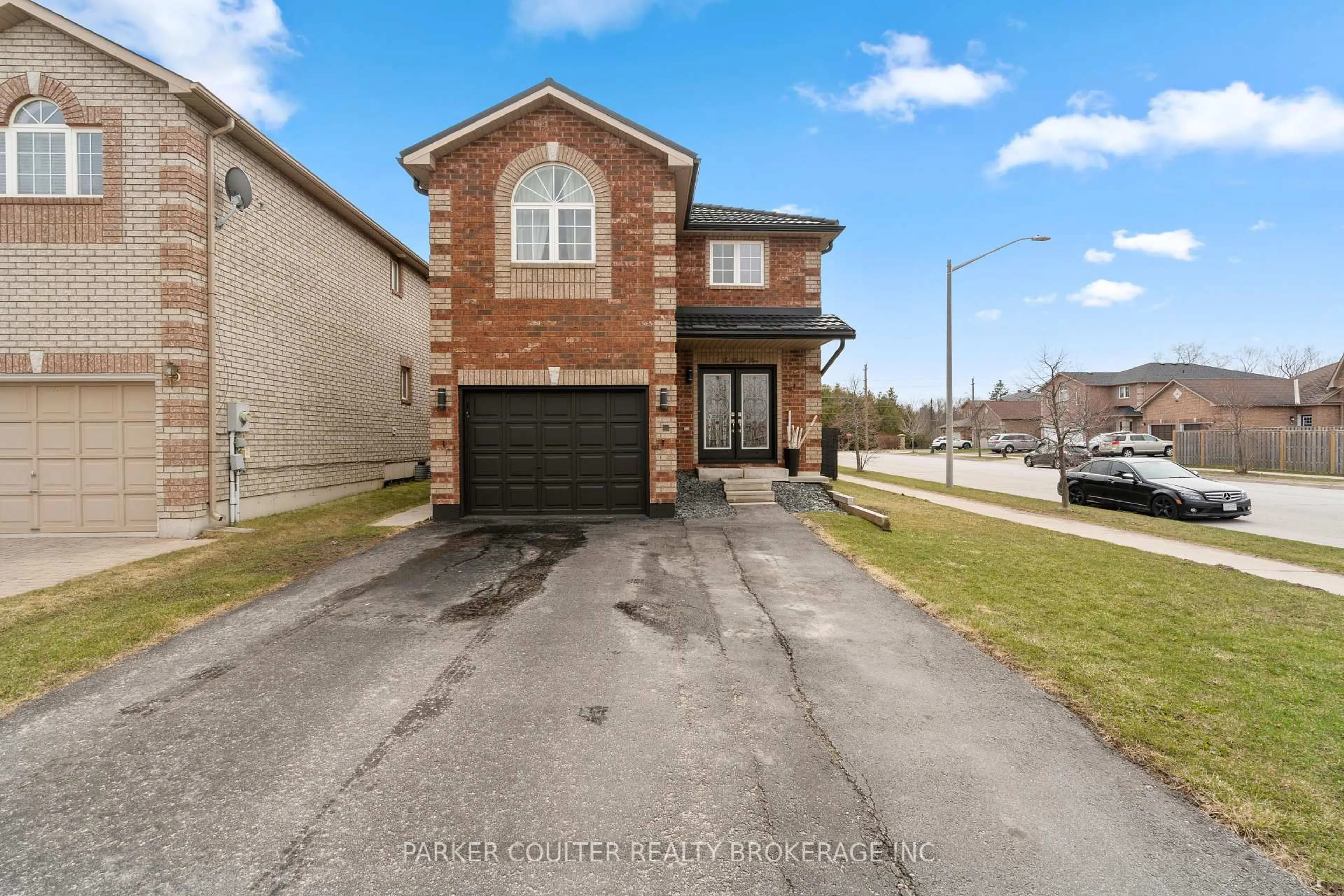 Home with brick exterior material, street for 1 Glenhill Dr, Barrie Ontario L4N 5X4