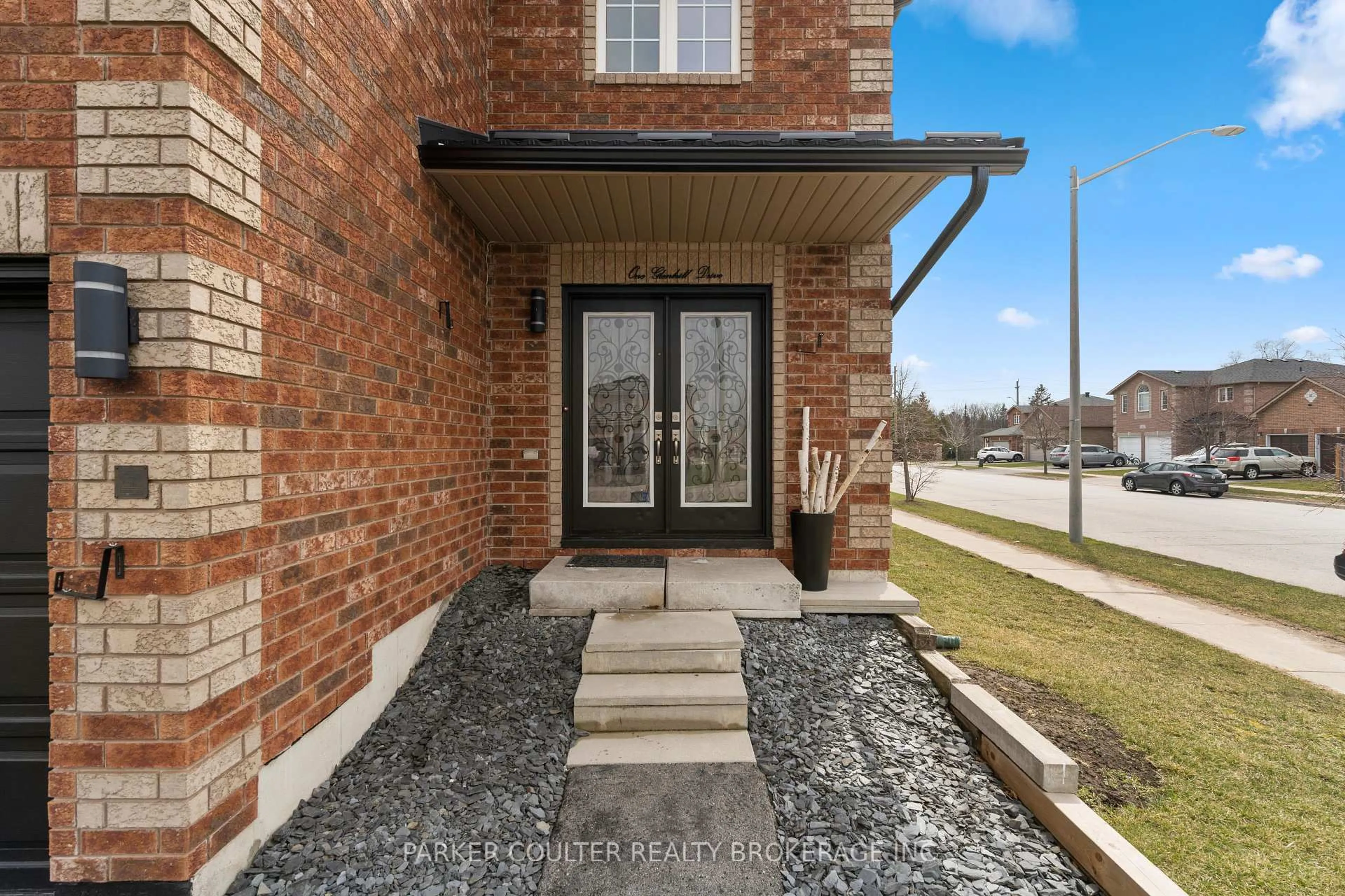 Home with brick exterior material, street for 1 Glenhill Dr, Barrie Ontario L4N 5X4