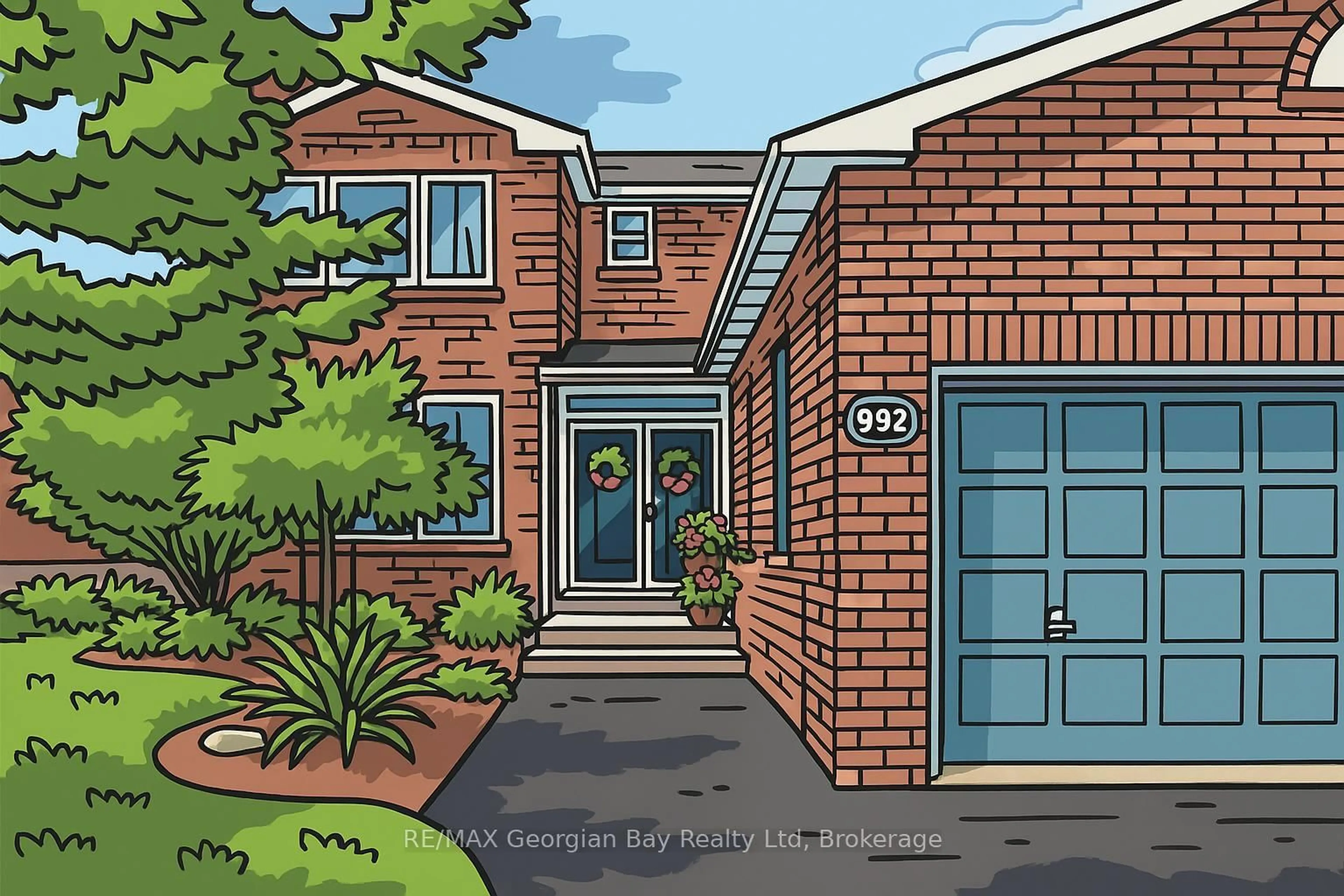 Home with brick exterior material, street for 992 Dominion Ave, Midland Ontario L4R 1S9
