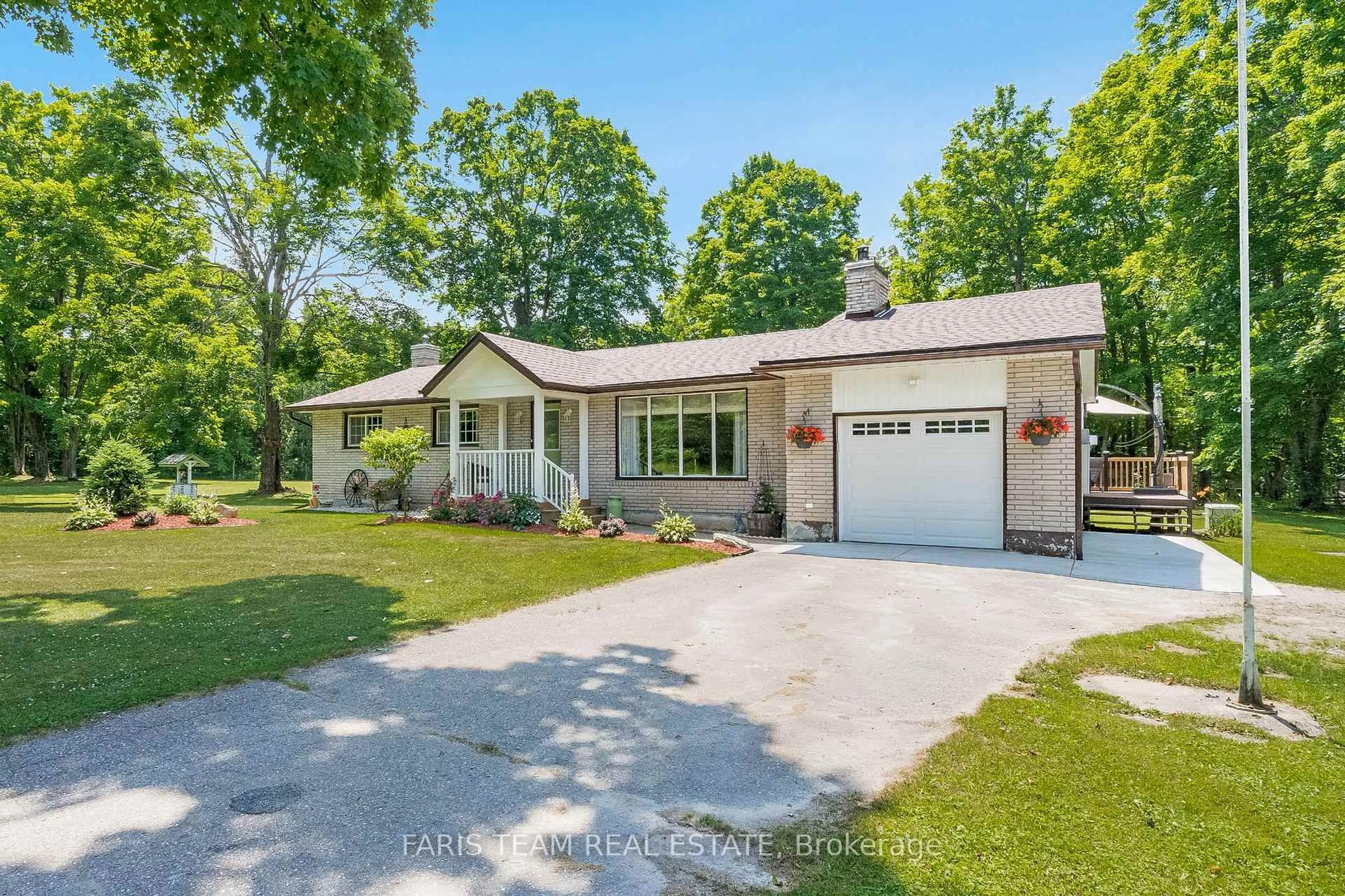 A pic from outside/outdoor area/front of a property/back of a property/a pic from drone, street for 1980 Balkwill Line, Severn Ontario L0K 1E0