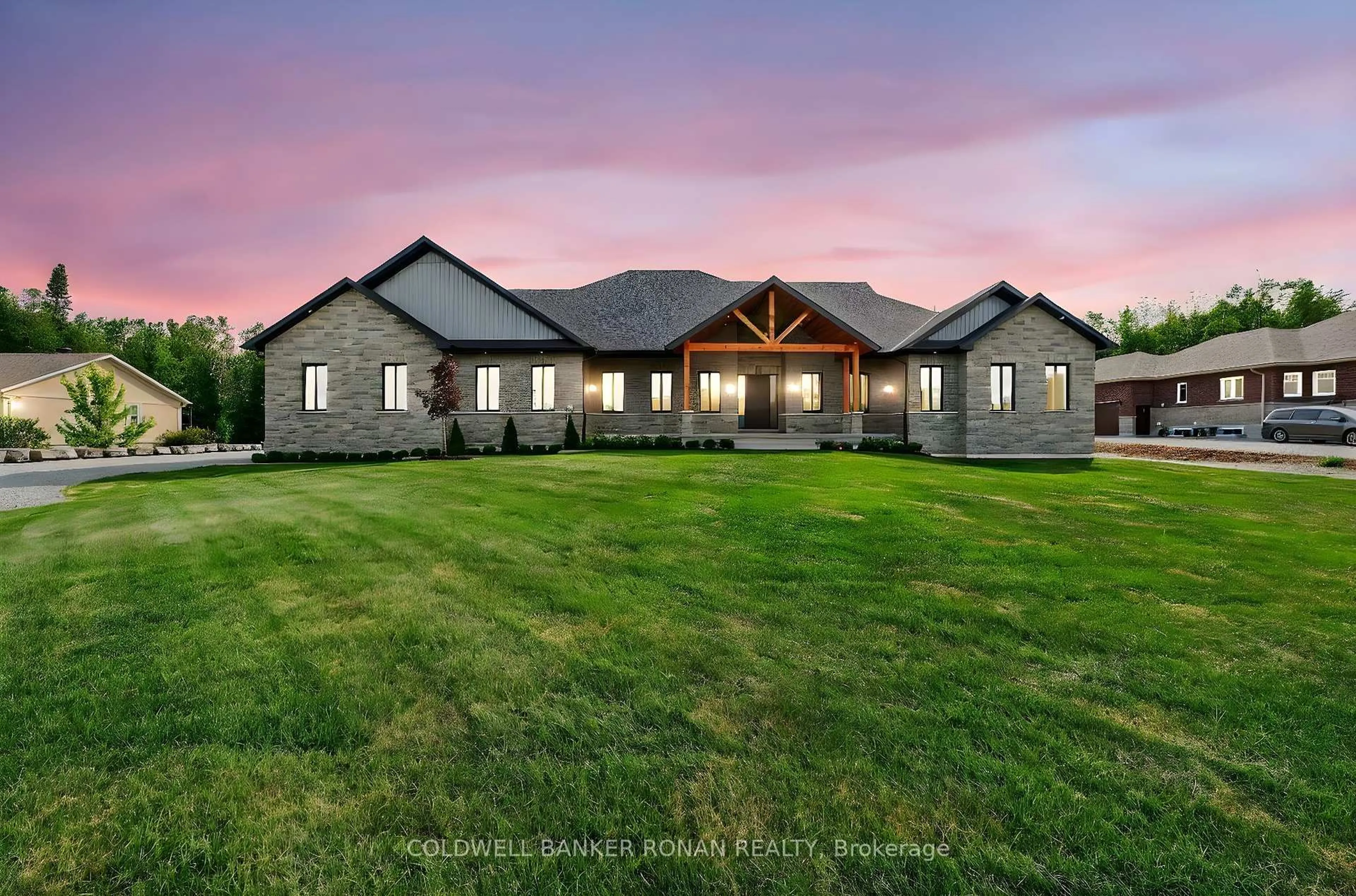 A pic from outside/outdoor area/front of a property/back of a property/a pic from drone, building for 60 Marni Lane, Springwater Ontario L0L 2K0