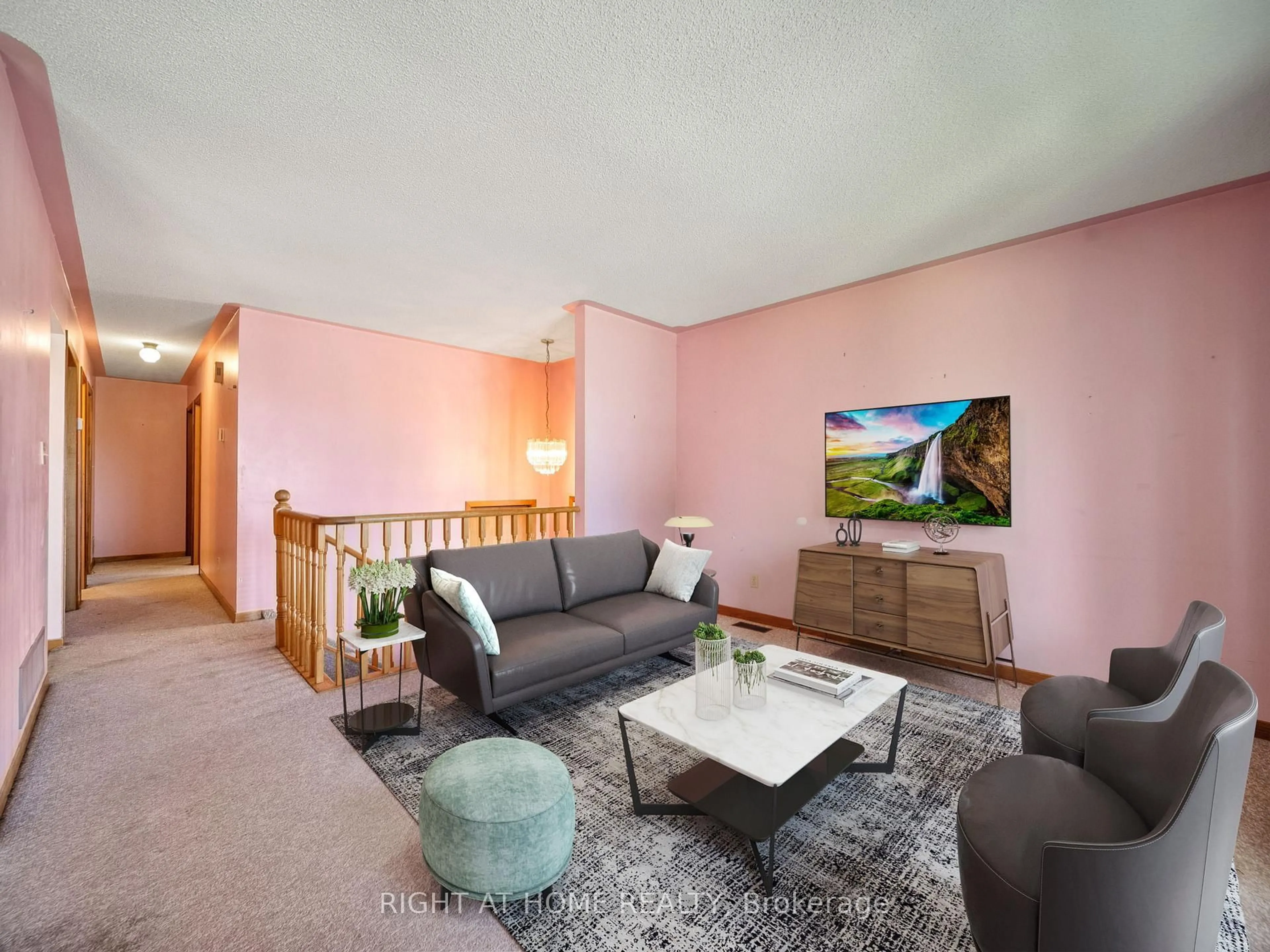 Living room with furniture, unknown for 8 Christine Pl, Orillia Ontario L3V 7P1