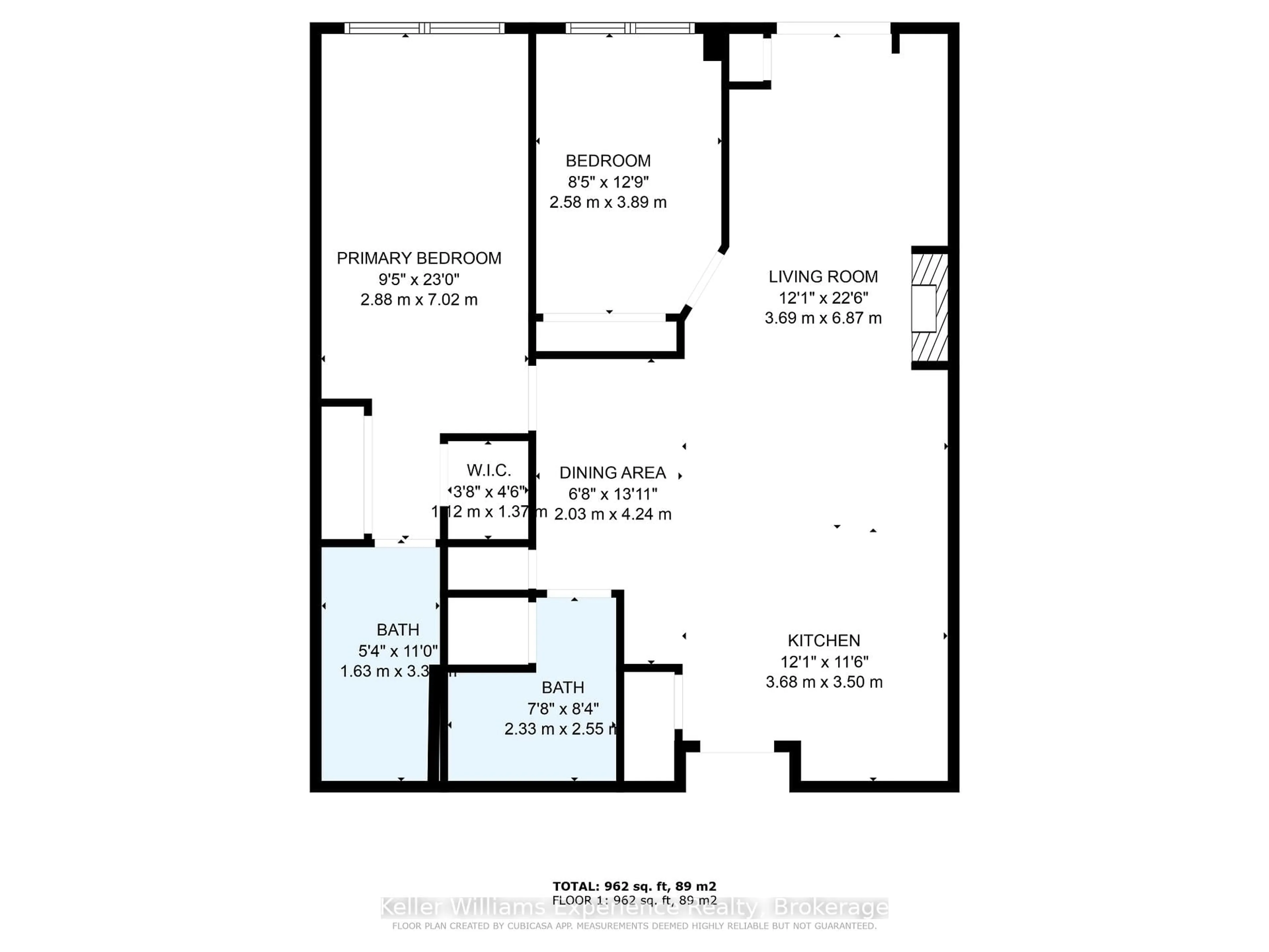 Floor plan for 40 Horseshoe Blvd #111, Oro-Medonte Ontario L4M 4Y8