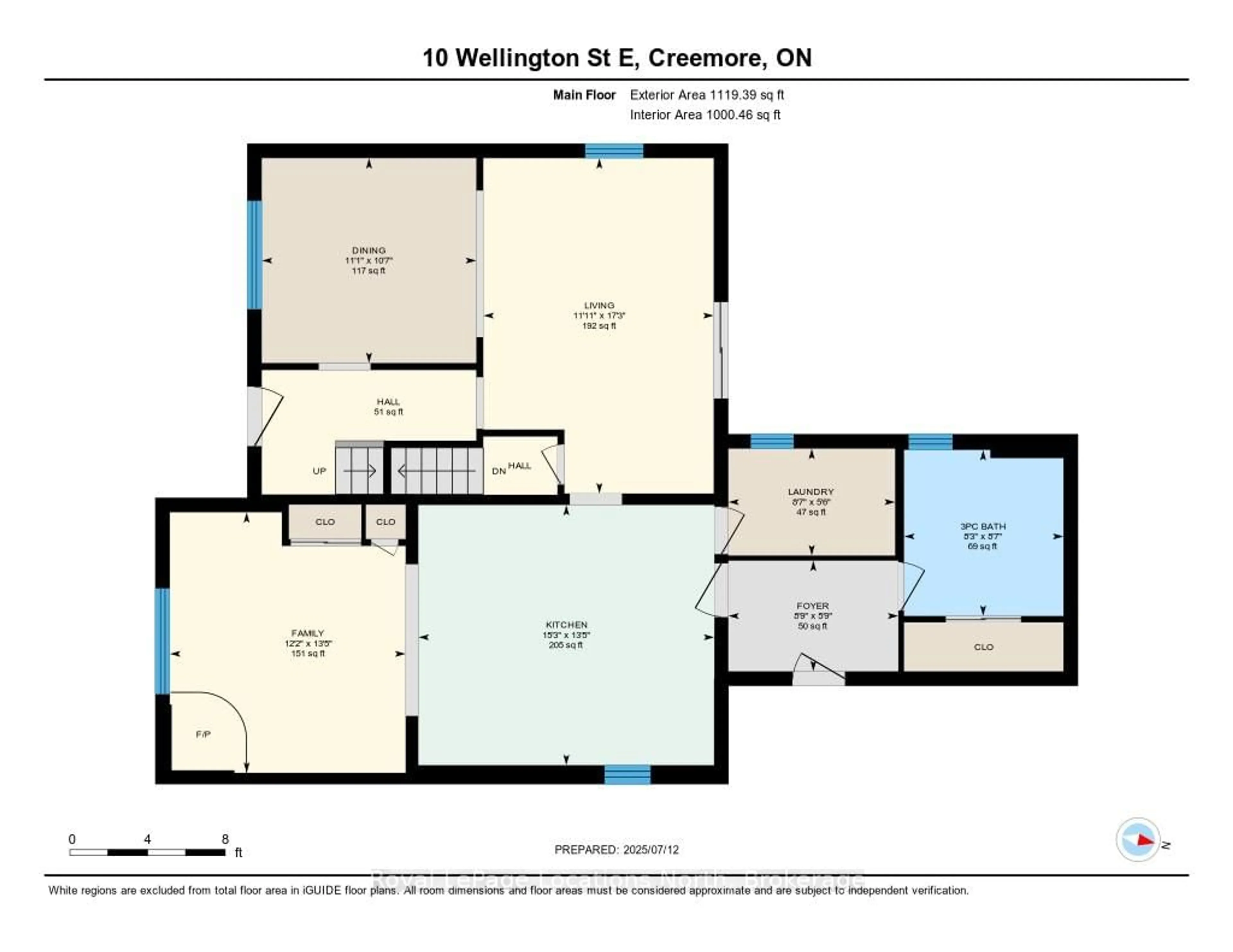 Floor plan for 10 Wellington St, Clearview Ontario L0M 1G0