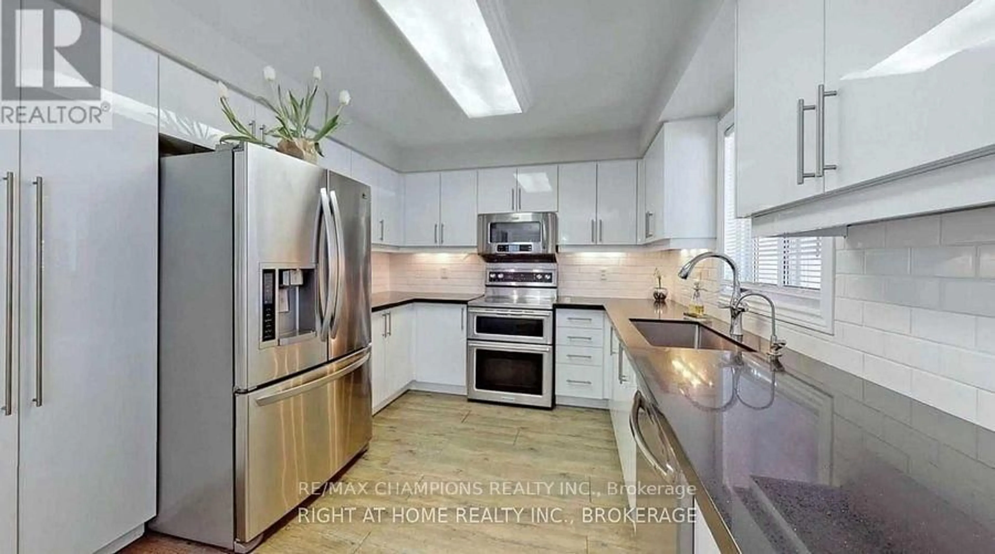 Contemporary kitchen, ceramic/tile floor for 20 Bell St, Barrie Ontario L4N 0J2