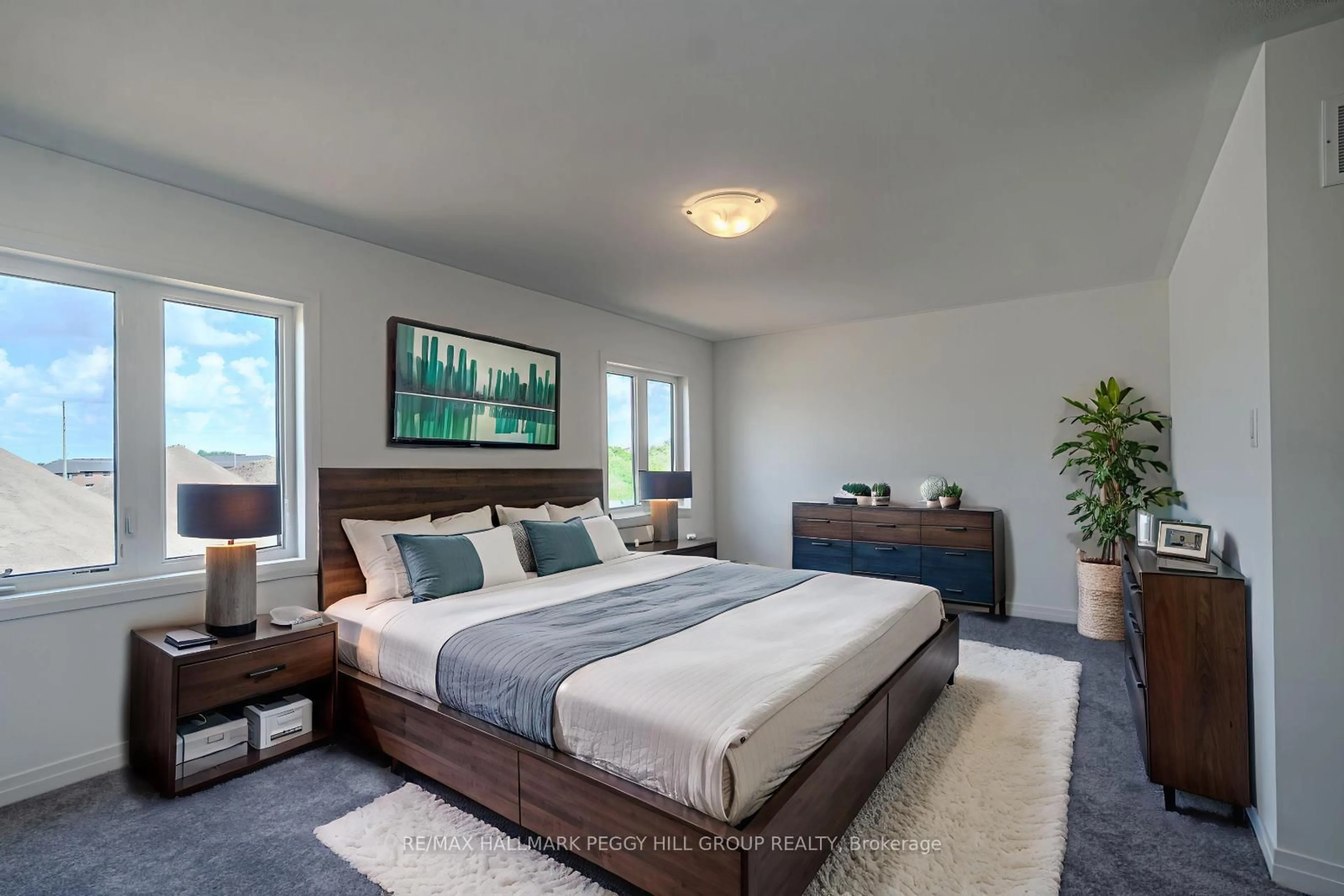 Bedroom with bed, unknown for 13 Sagewood Ave, Barrie Ontario L9J 0K8