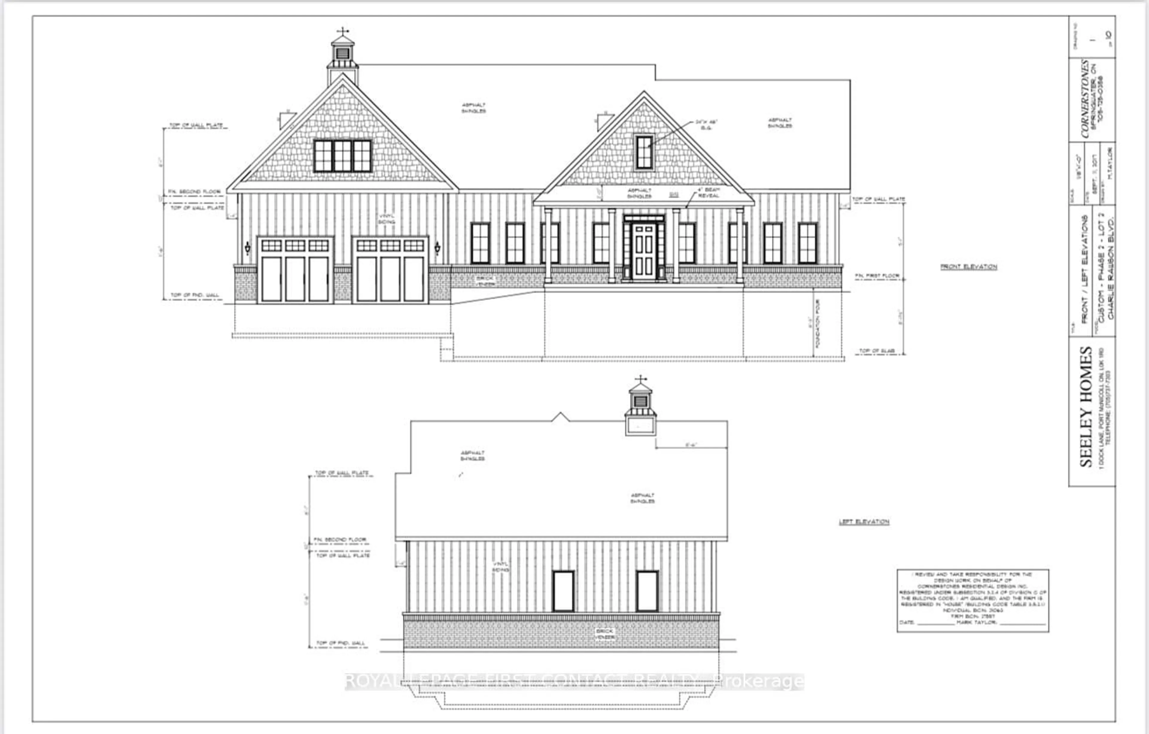Floor plan for 5 Charlie Rawson Blvd, Tay Ontario L0K 2A0