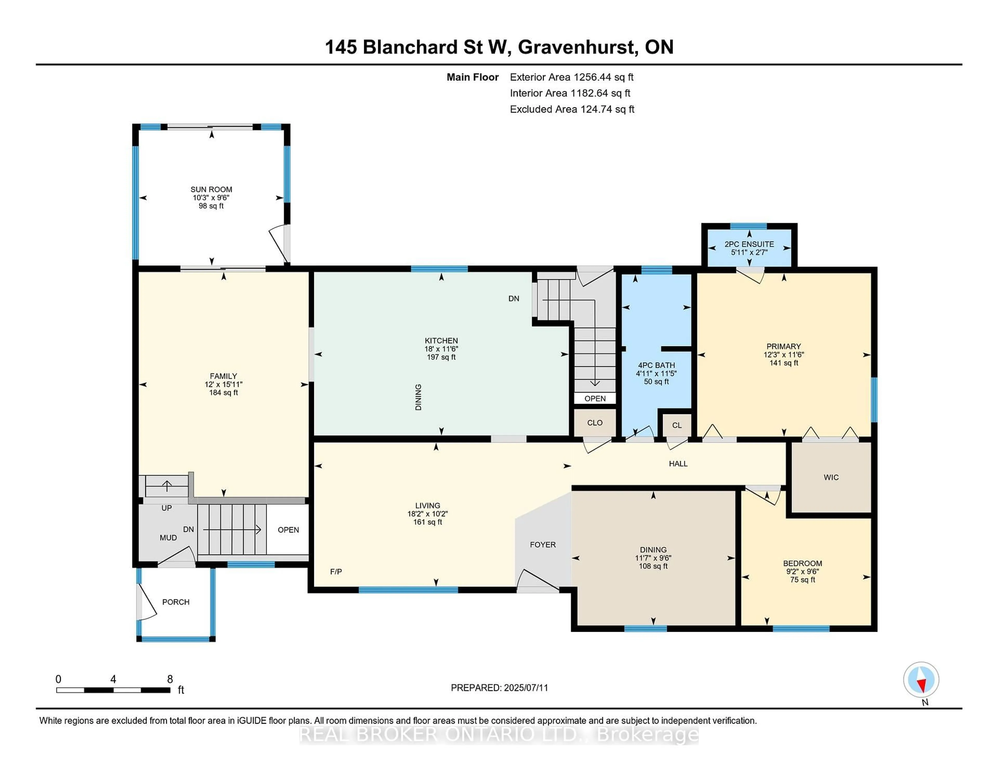 Floor plan for 14 Keith St, Orillia Ontario L3V 7V6