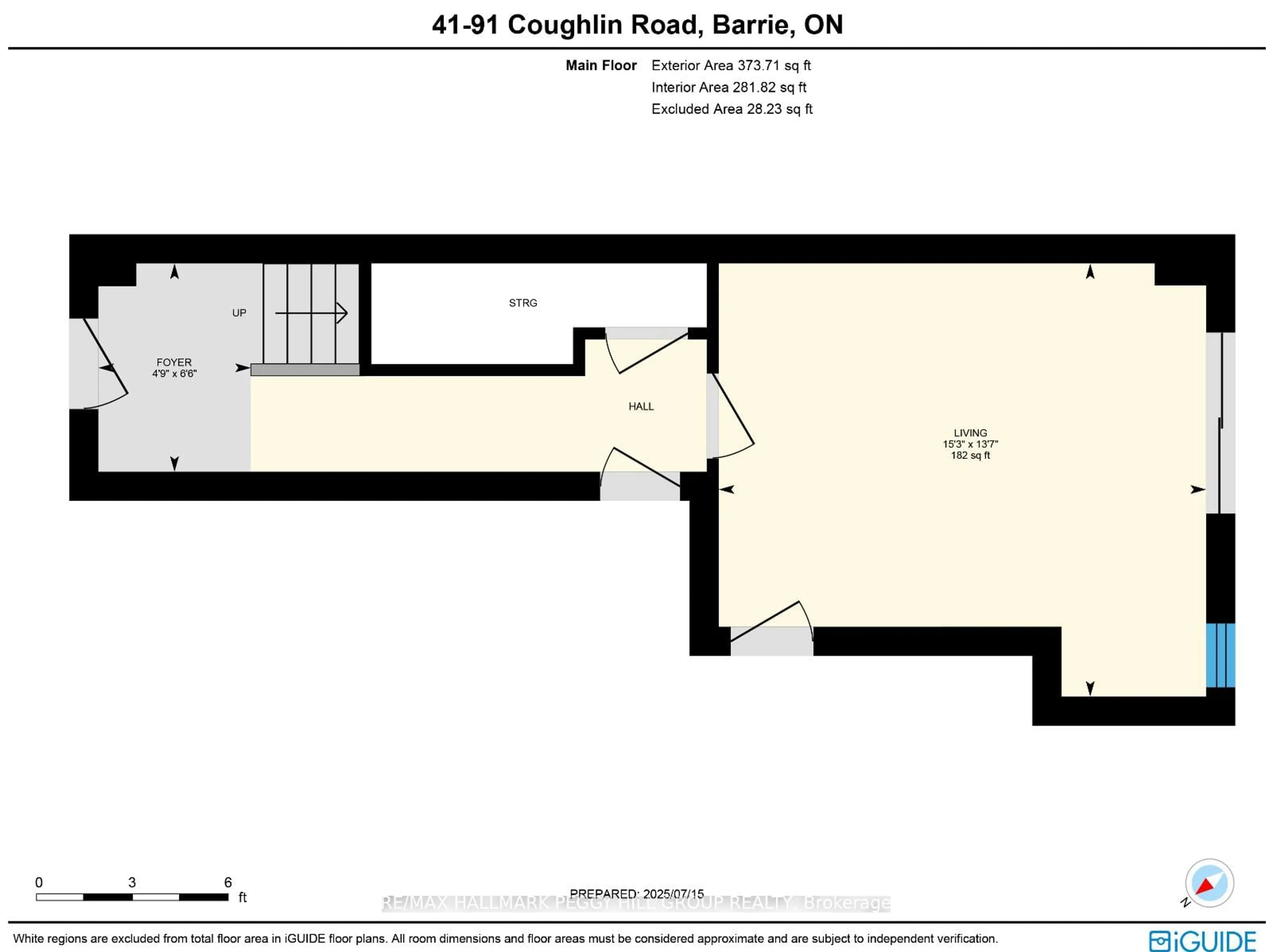 Floor plan for 91 Coughlin Rd #41, Barrie Ontario L4N 0L6
