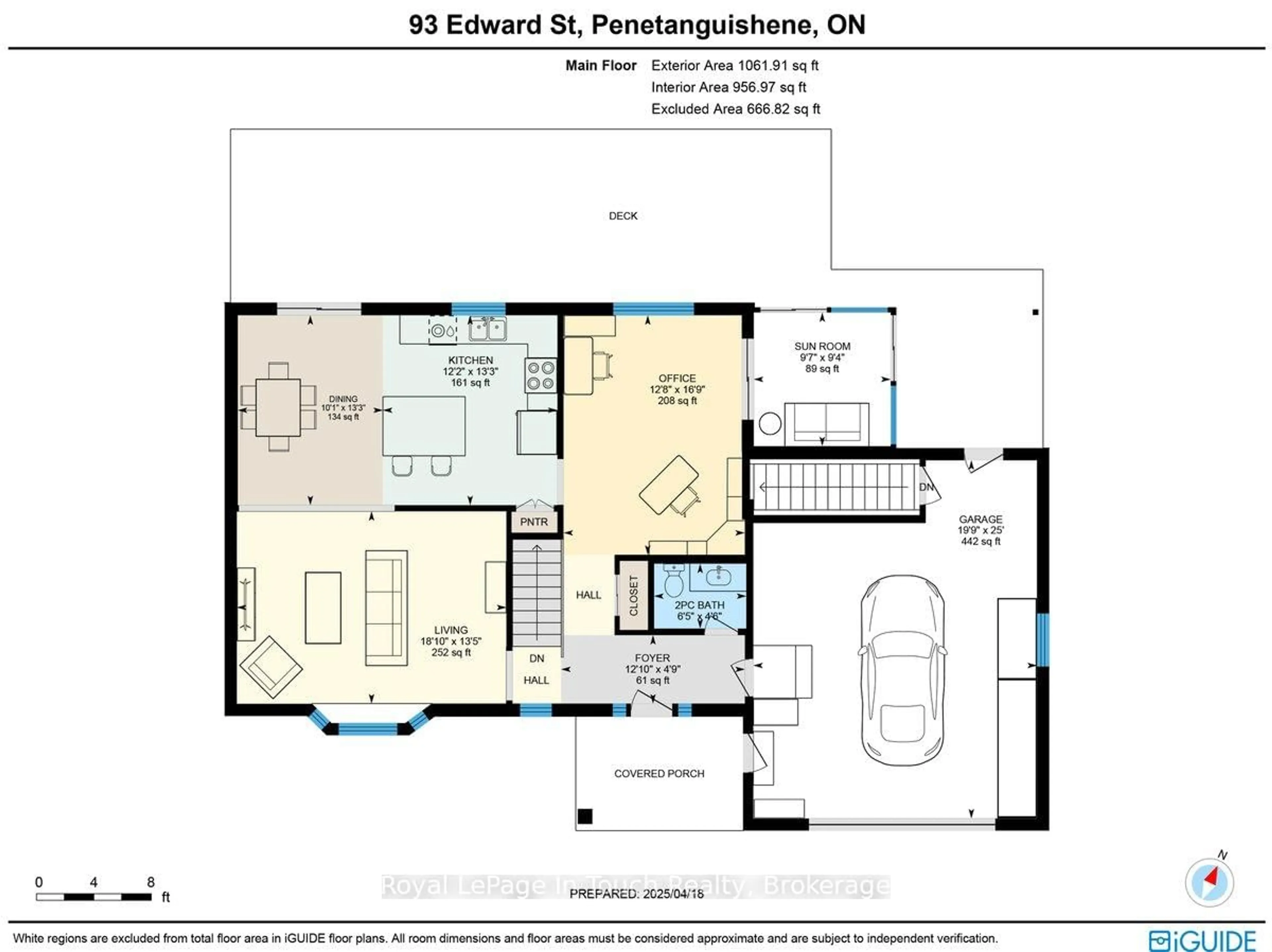 Floor plan for 93 Edward St, Penetanguishene Ontario L9M 1J3