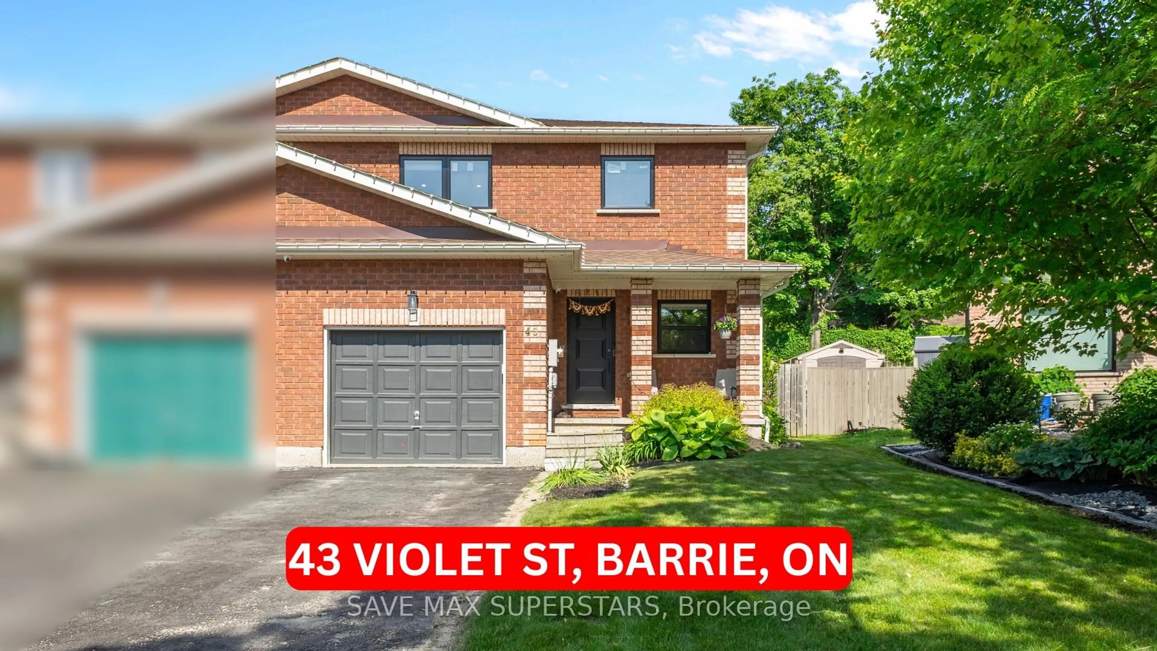 Home with brick exterior material, street for 43 VIOLET St, Barrie Ontario L4N 9N2