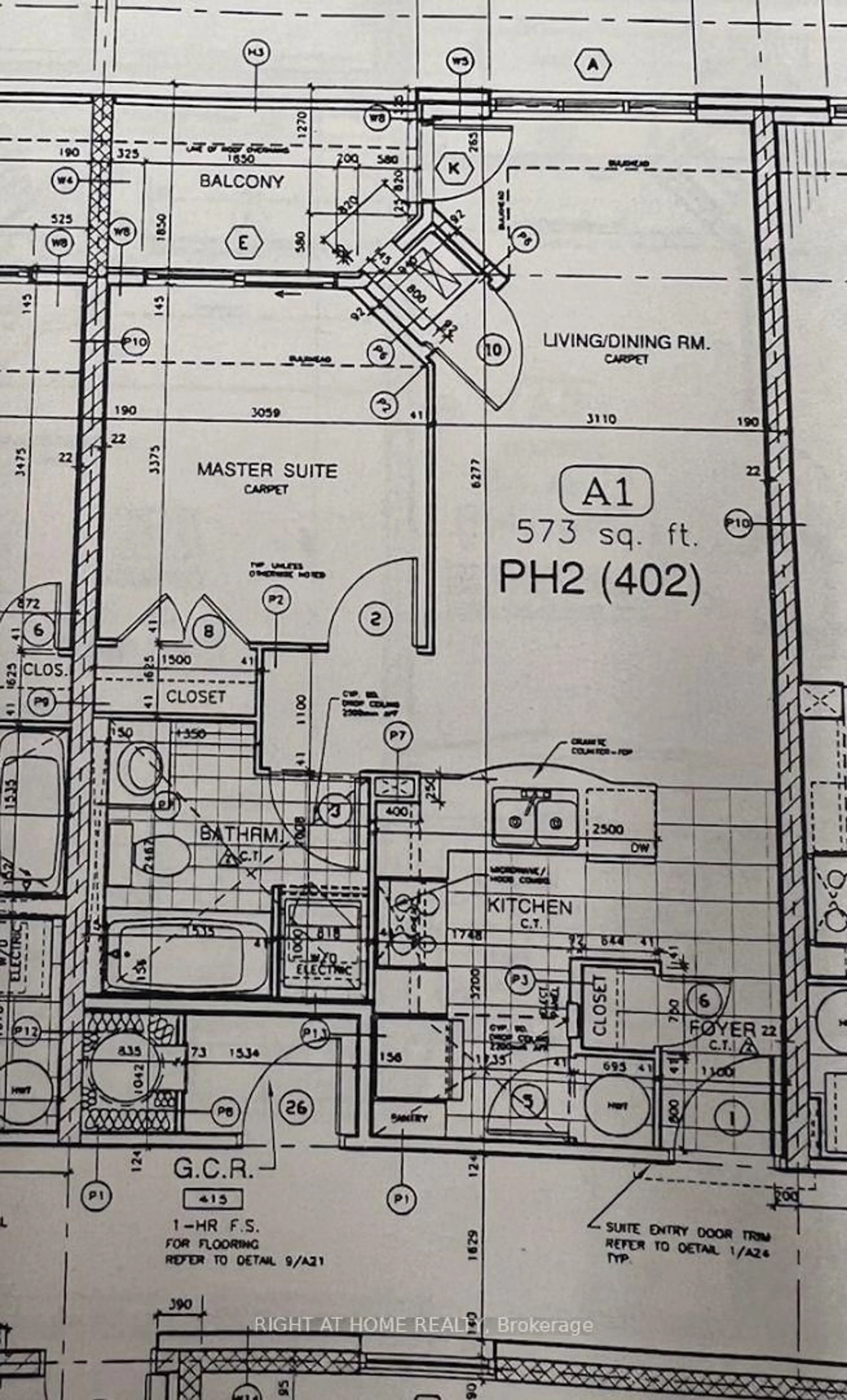 Floor plan for 280 Aberdeen Blvd #402, Midland Ontario L4R 5N4