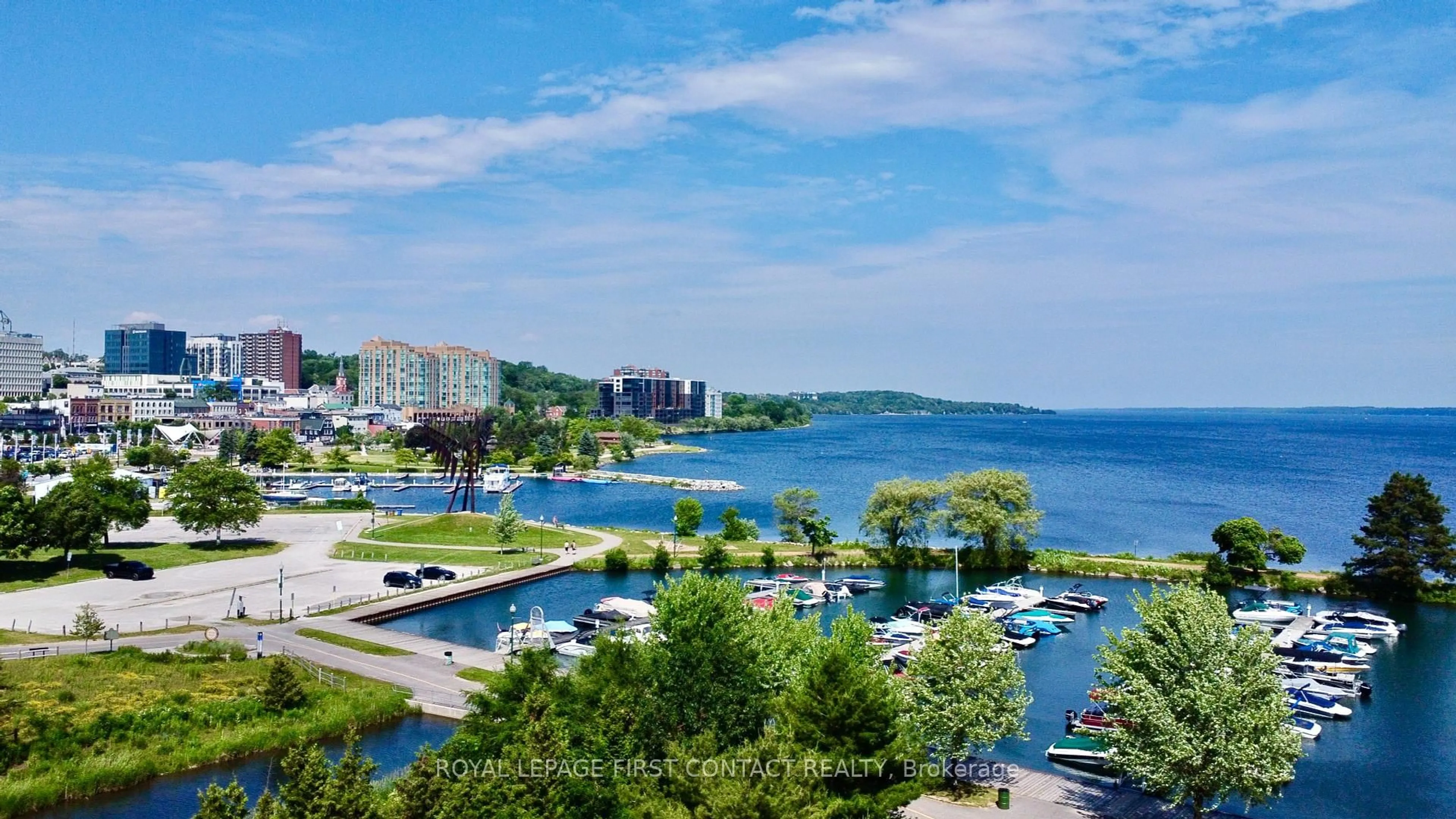 Patio, water/lake/river/ocean view for 6 toronto St #509, Barrie Ontario L4N 9R2