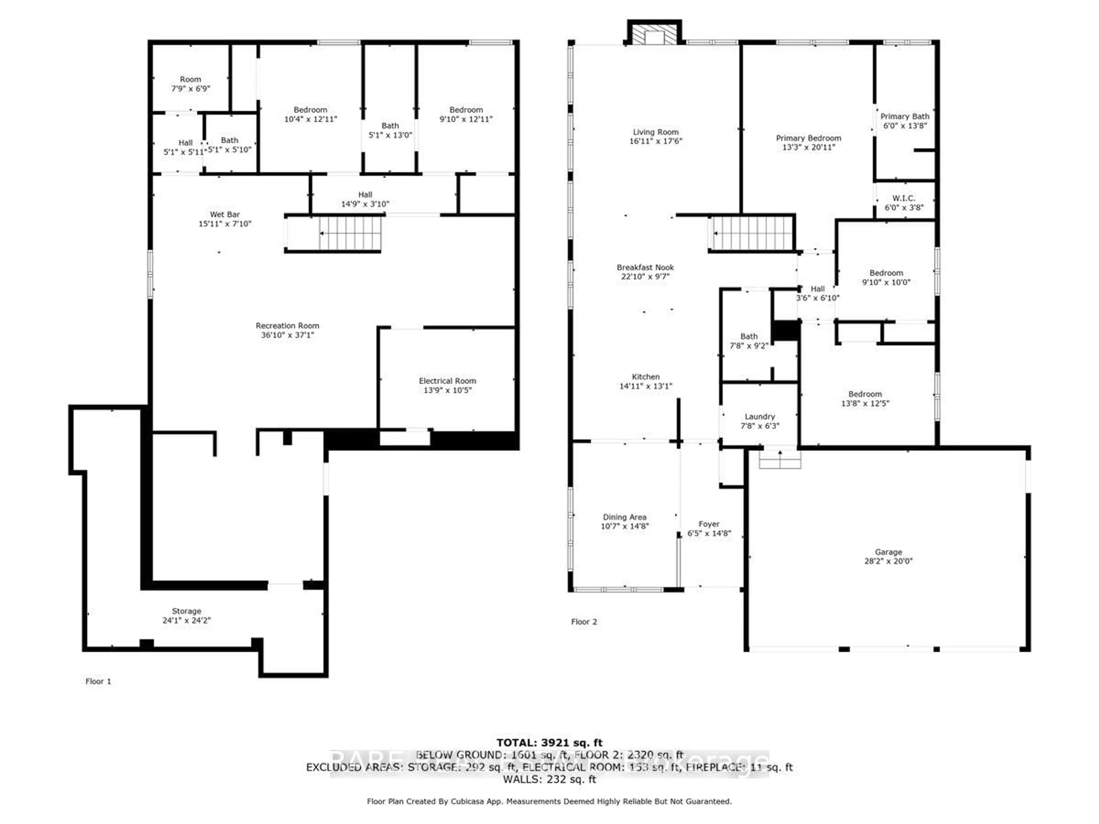 Floor plan for 2 Boville Crt, Oro-Medonte Ontario L0L 2L0