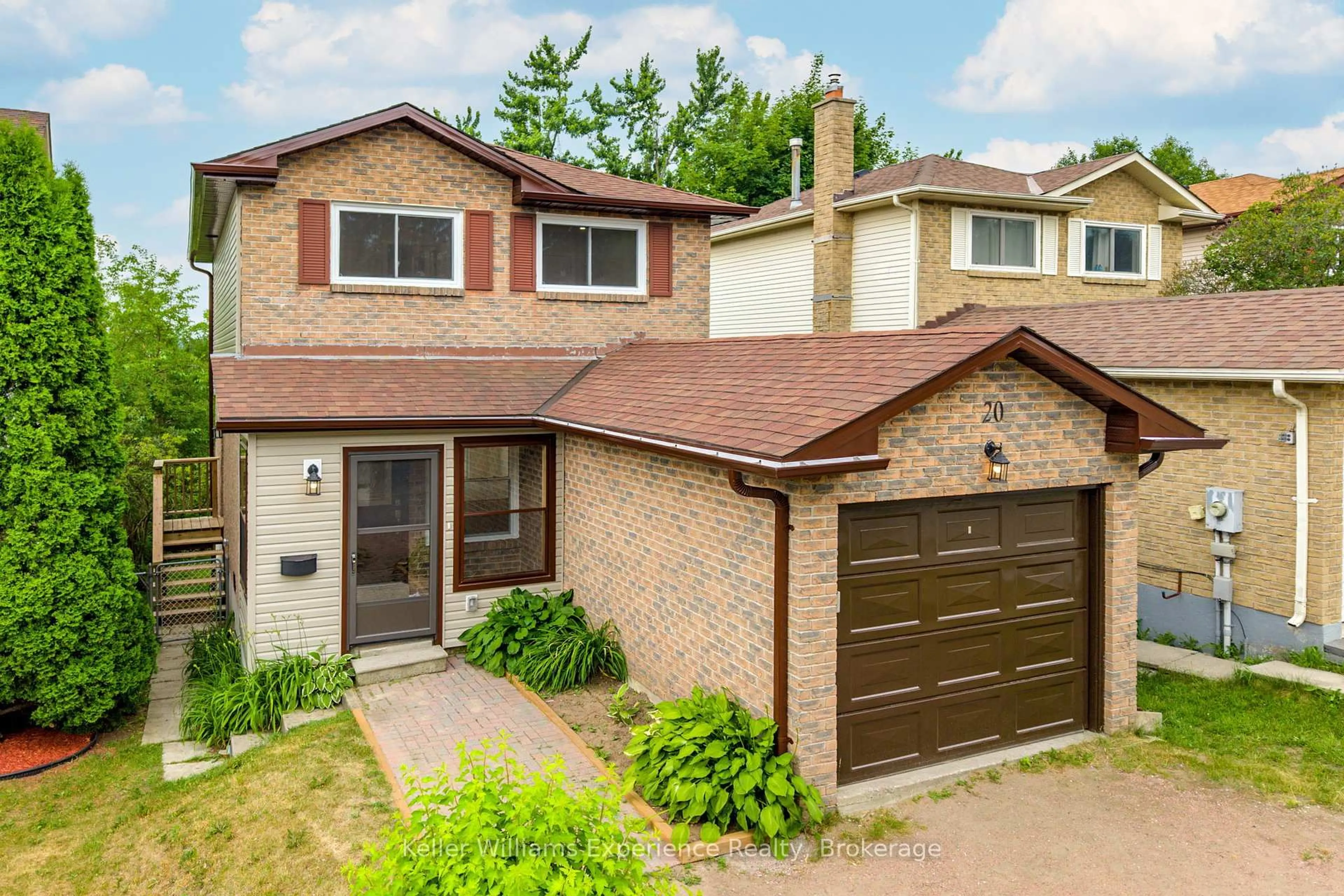 Home with brick exterior material, street for 20 Fox Ru, Barrie Ontario L4N 5L5