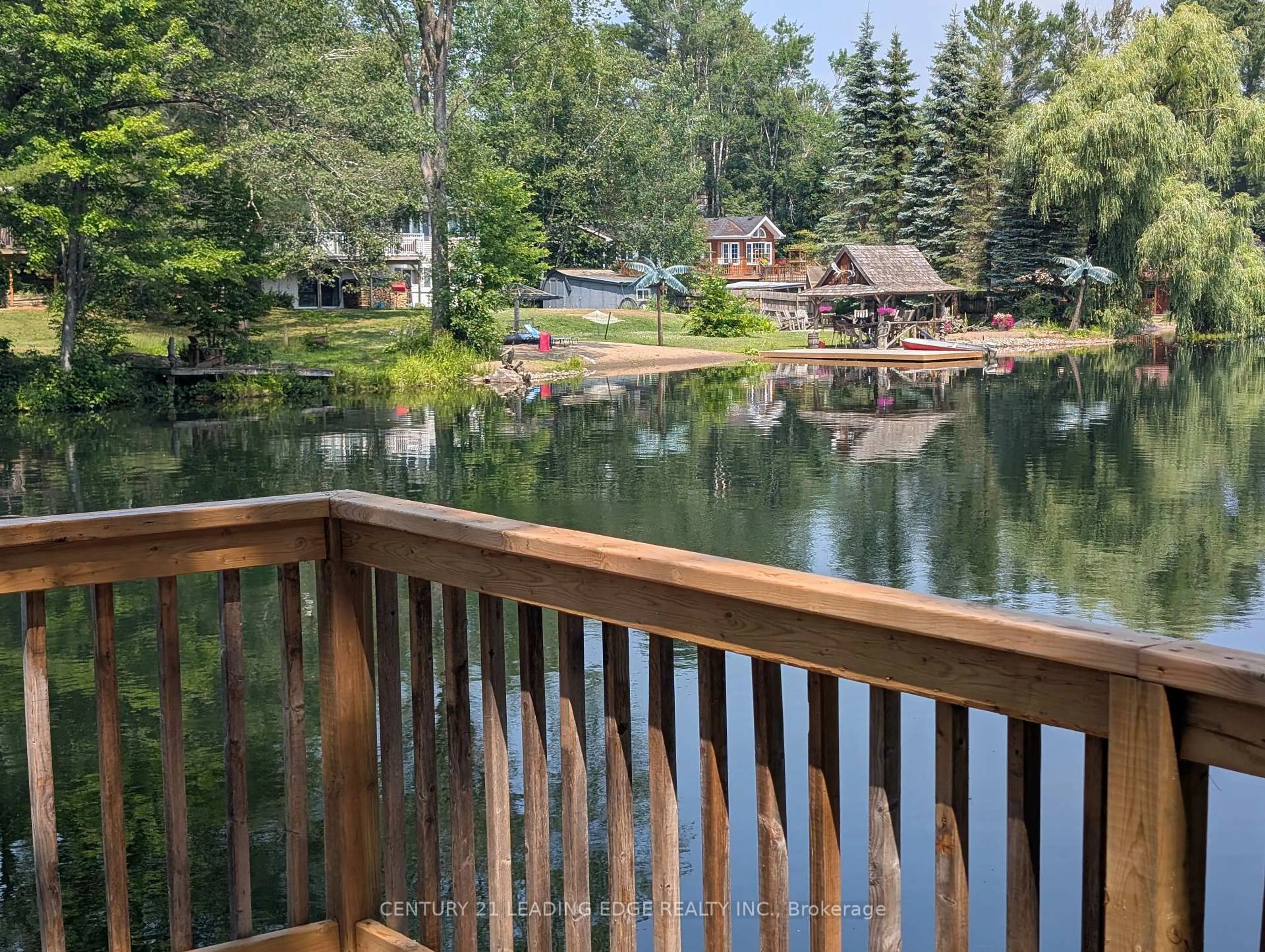 A pic from outside/outdoor area/front of a property/back of a property/a pic from drone, water/lake/river/ocean view for 8144 Laidlaw Ave, Ramara Ontario L0K 2B0