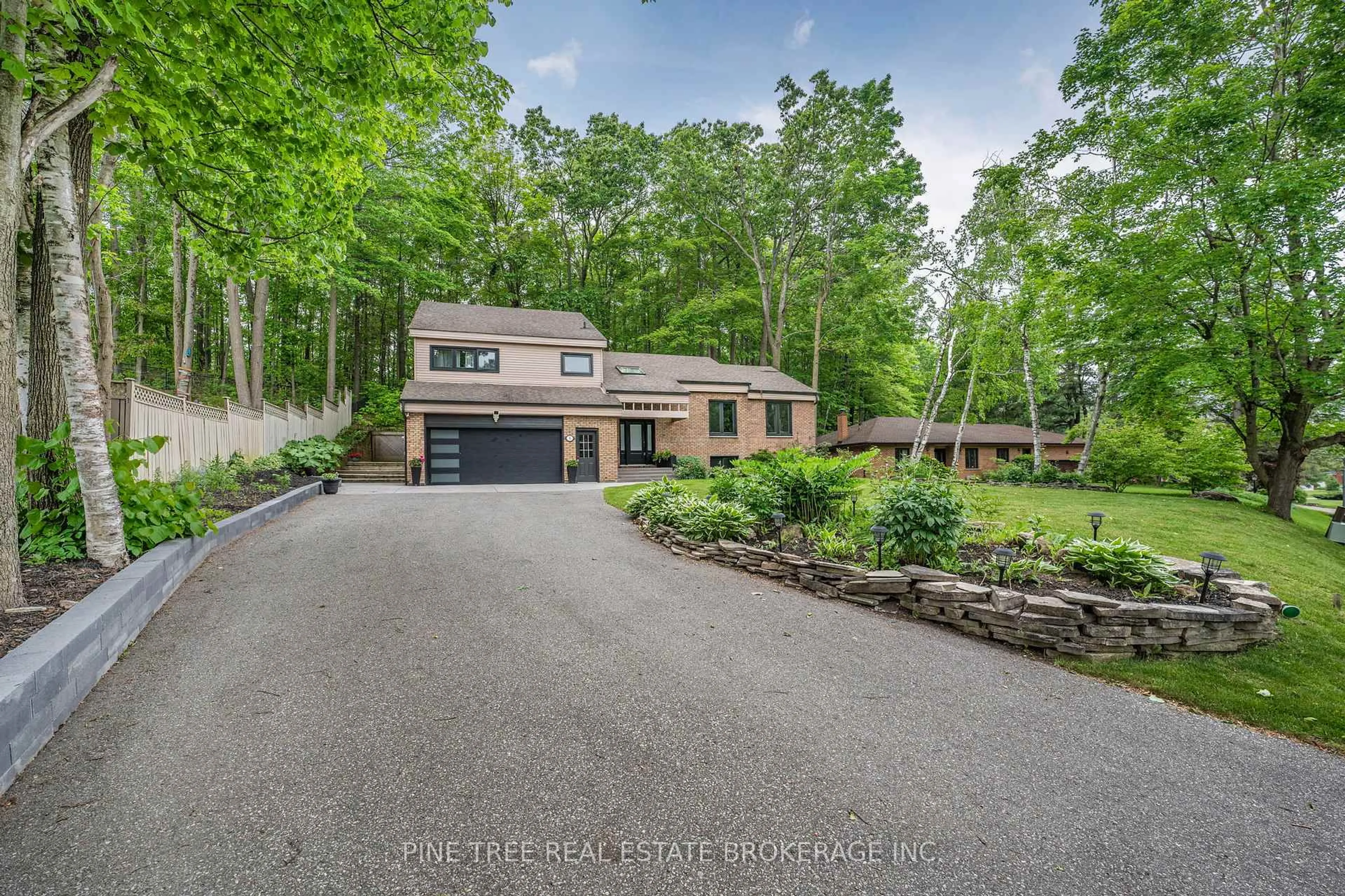 A pic from outside/outdoor area/front of a property/back of a property/a pic from drone, water/lake/river/ocean view for 8 Frid Blvd, Springwater Ontario L9X 0P5