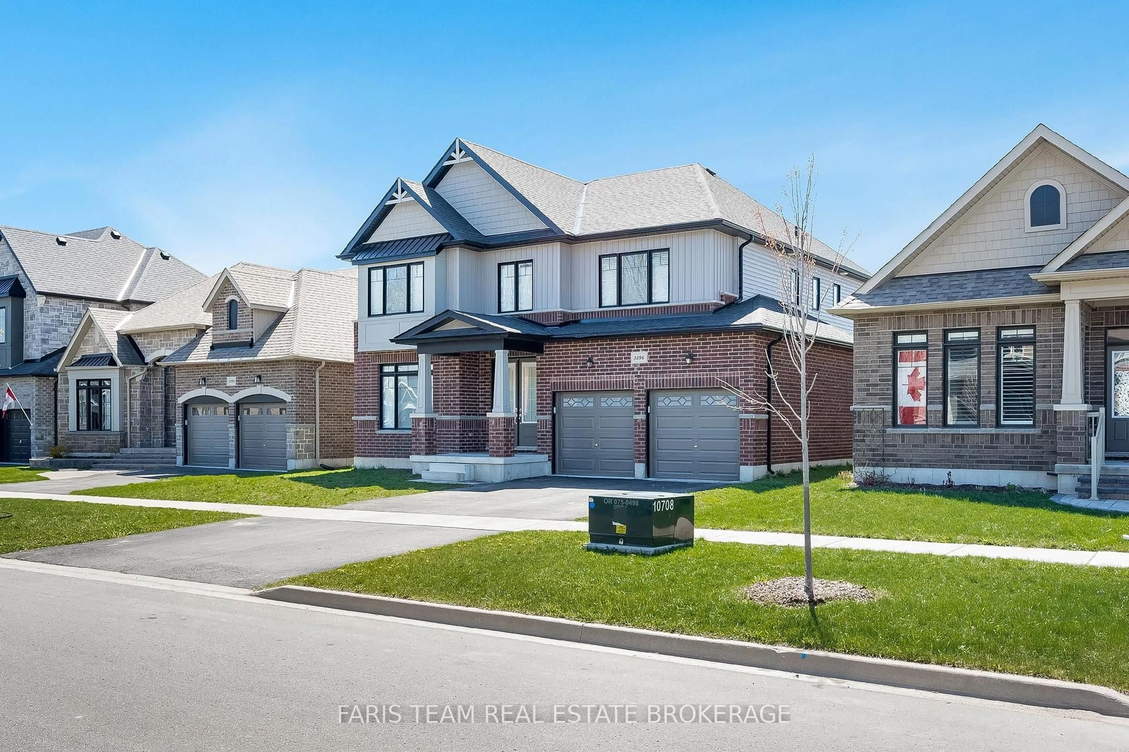 Home with brick exterior material, street for 3096 Orion Blvd, Orillia Ontario L3V 8L4