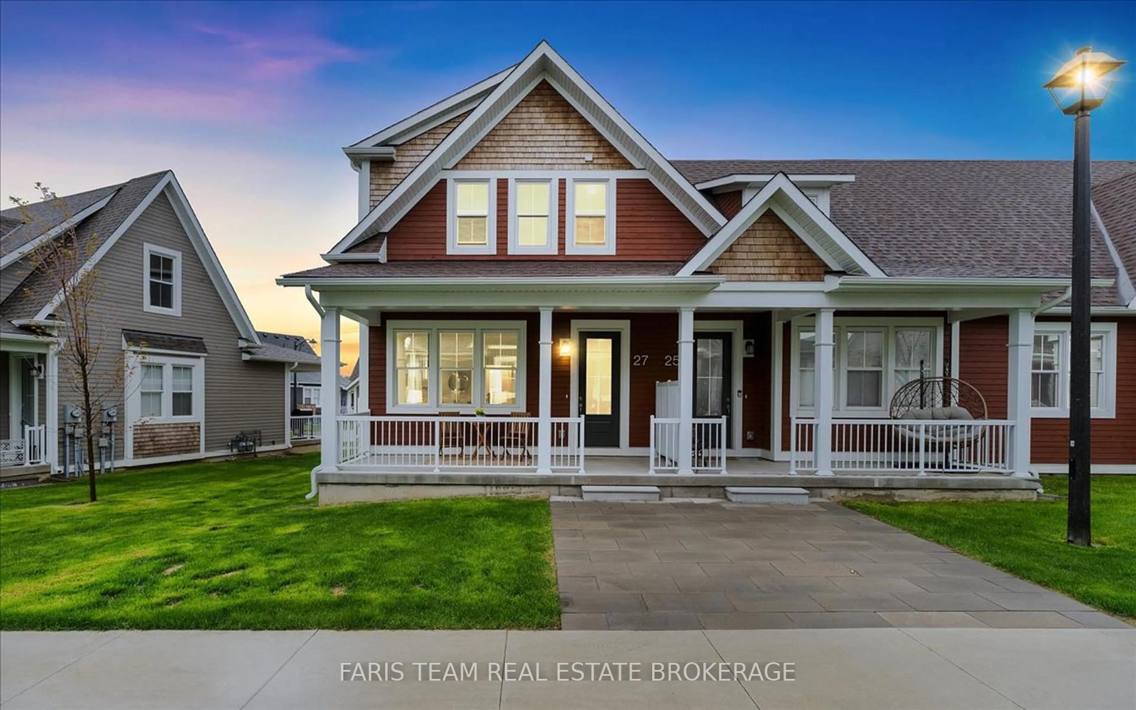 Home with vinyl exterior material, street for 27 Julia Cres, Midland Ontario L4R 0A9