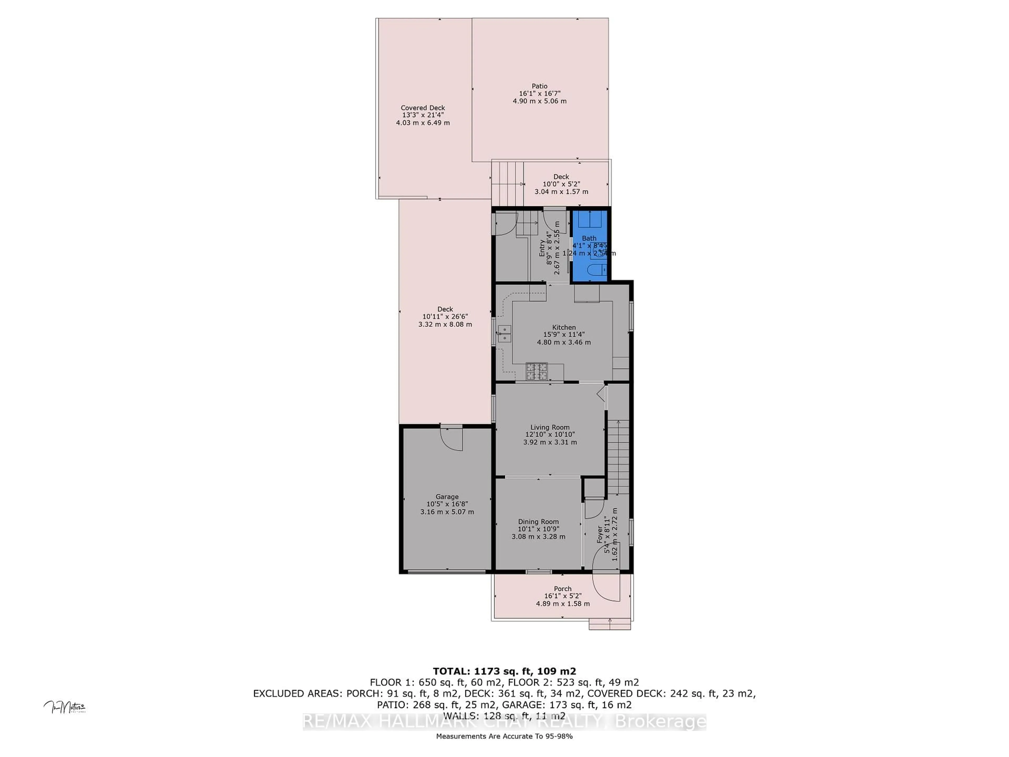 Floor plan for 109 Borland St, Orillia Ontario L3V 2B8
