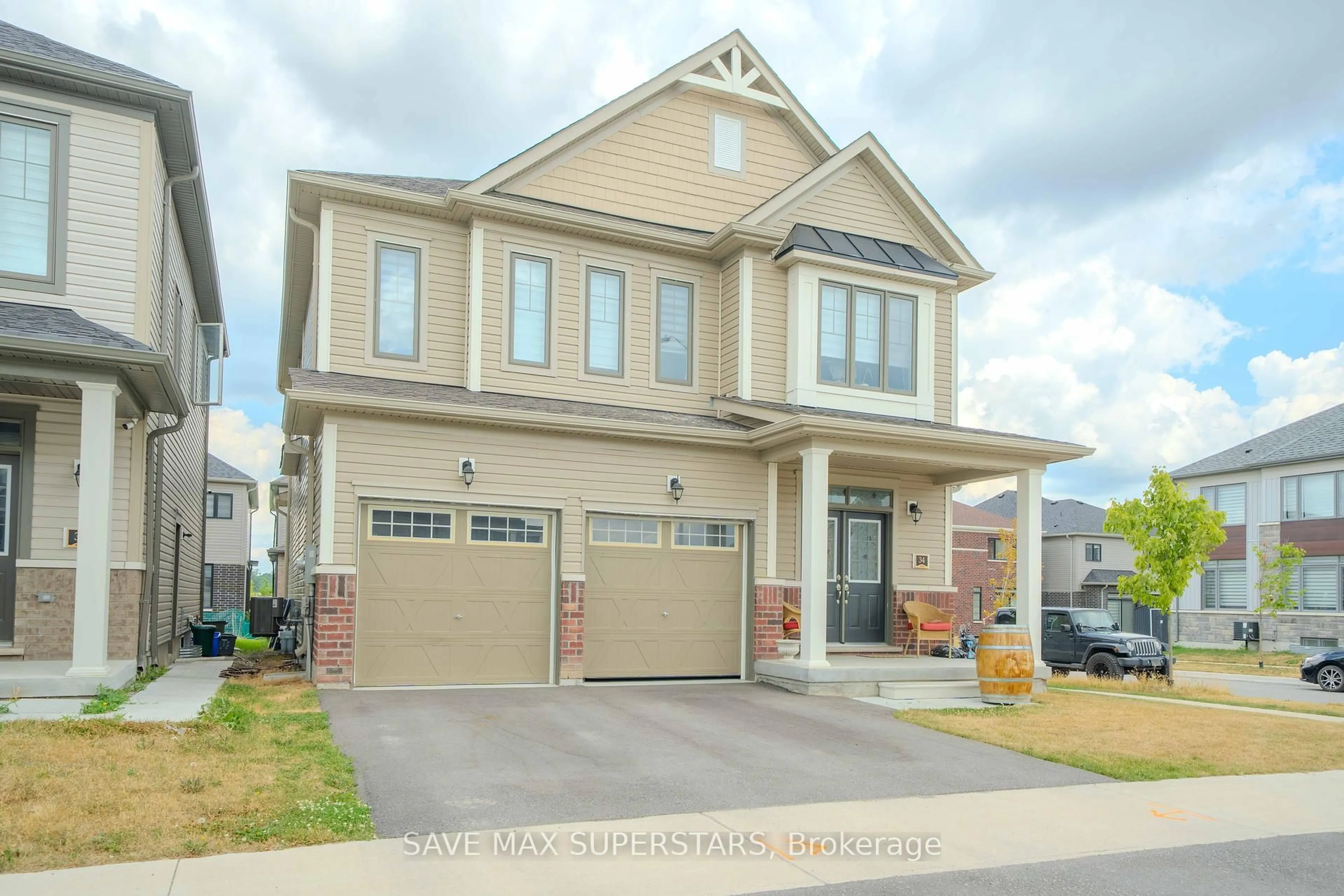 Home with brick exterior material, street for 34 Bannister Rd, Barrie Ontario L9J 0L5