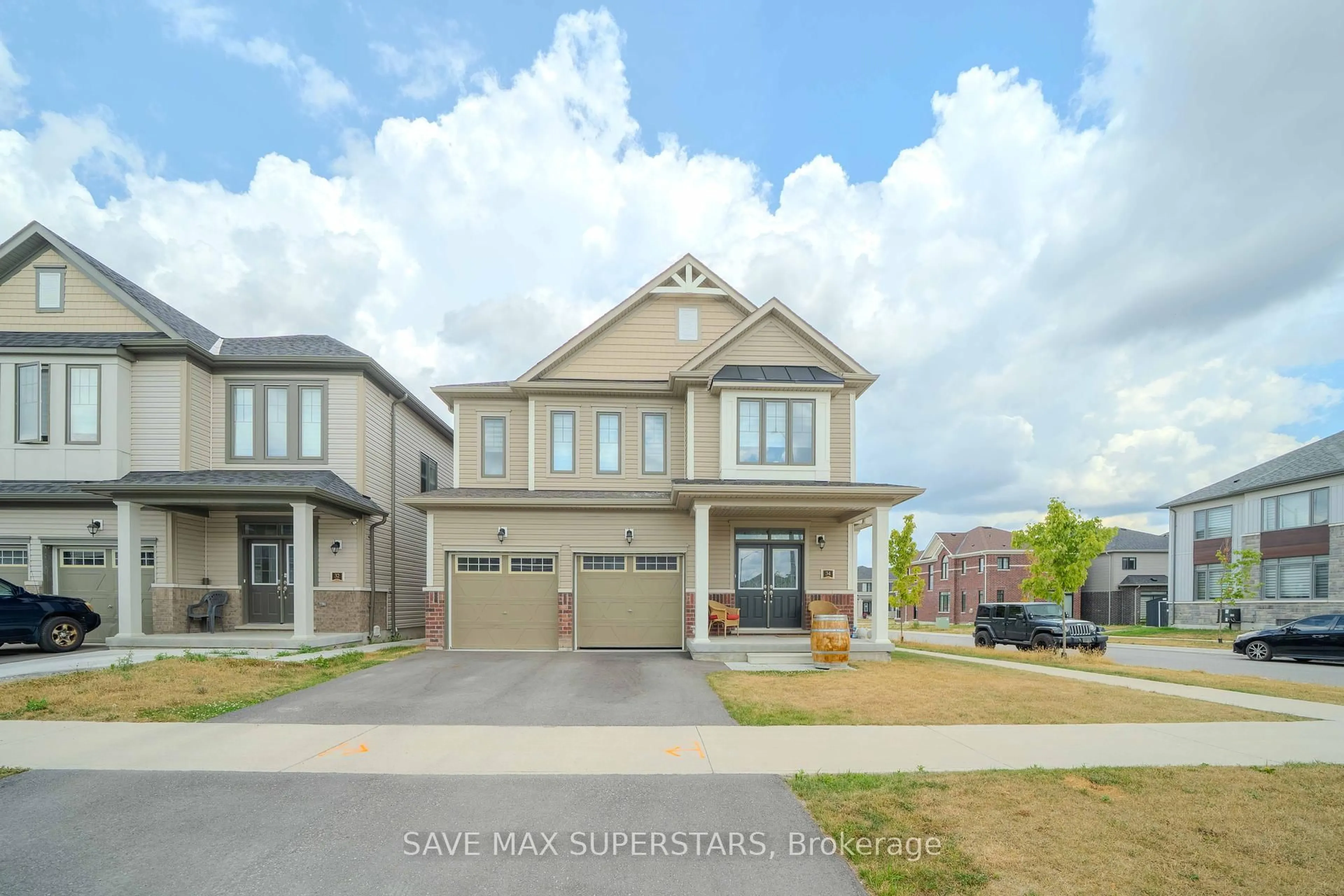 Home with brick exterior material, street for 34 Bannister Rd, Barrie Ontario L9J 0L5