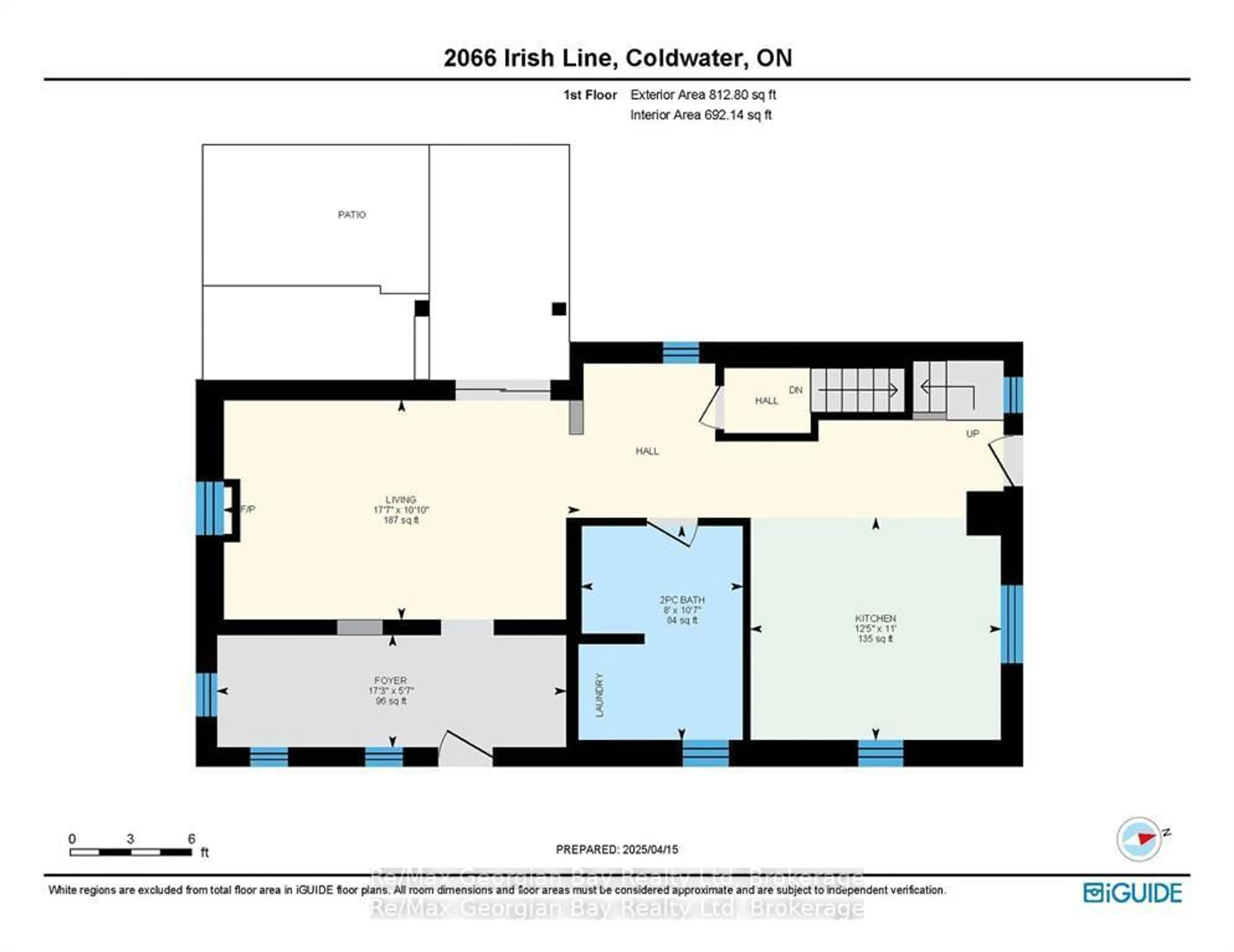 Floor plan for 2066 IRISH Line, Severn Ontario L0K 1E0