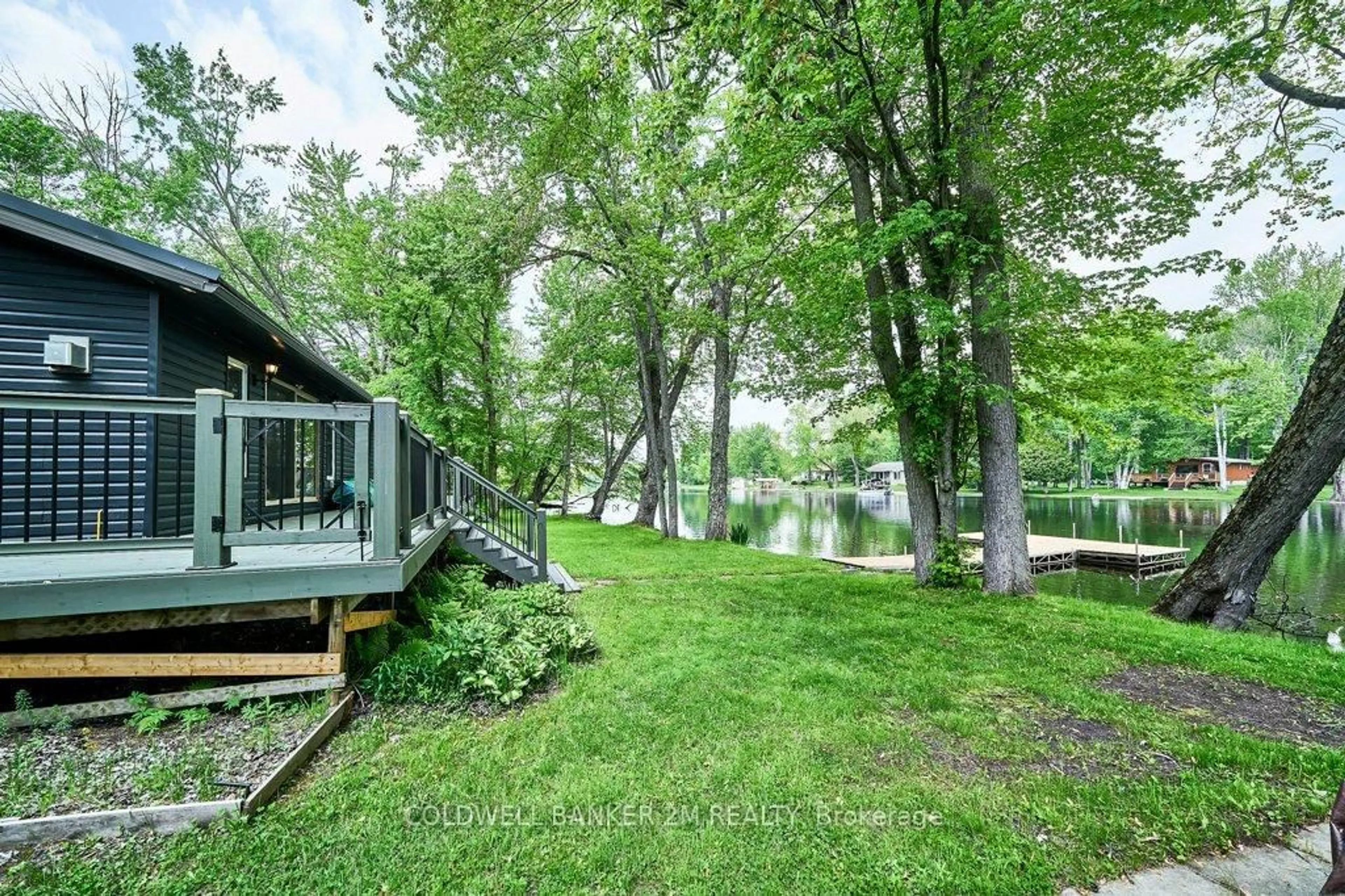 Patio, water/lake/river/ocean view for 3820 West Canal Rd, Severn Ontario P0E 1N0