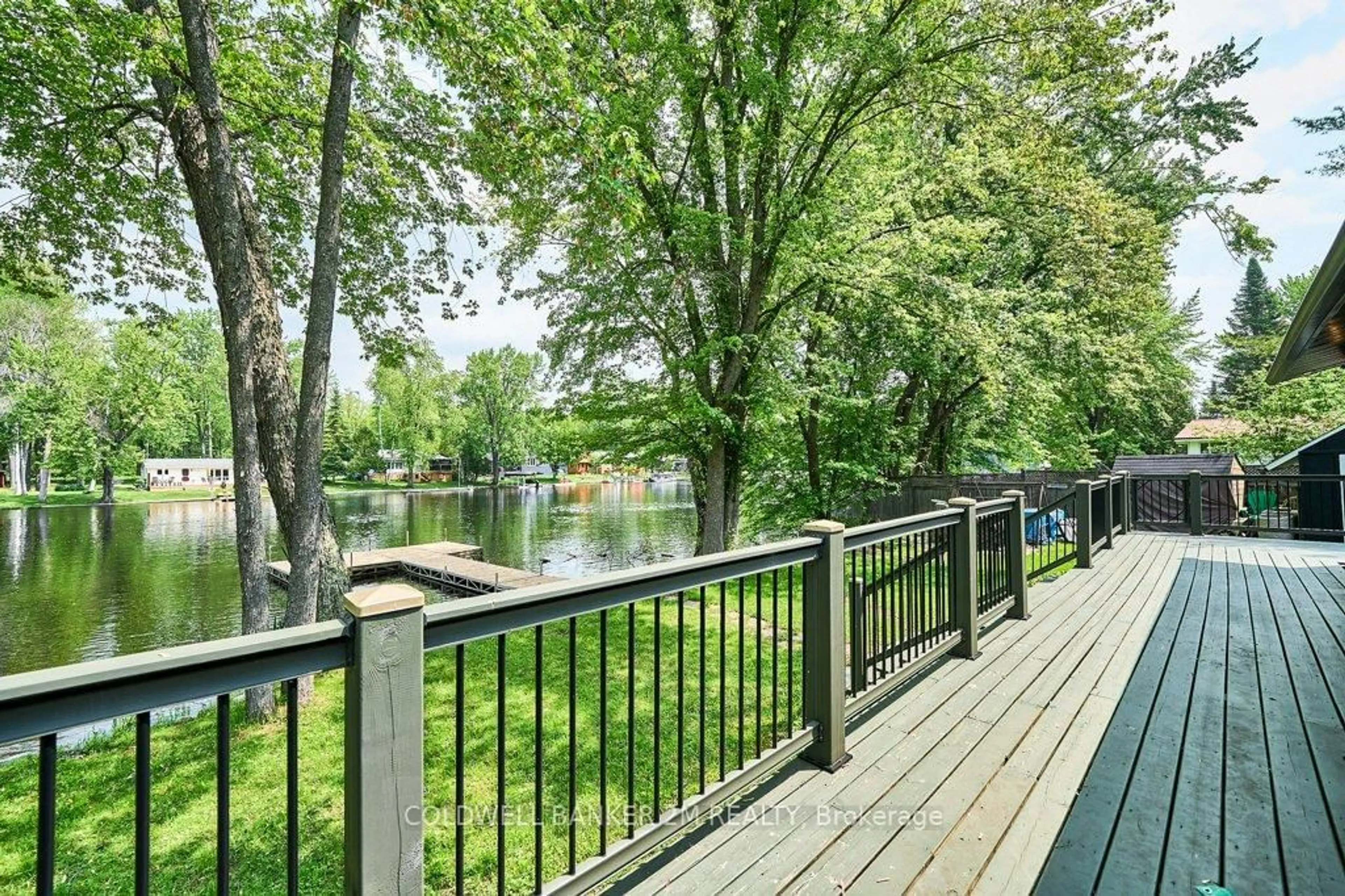Patio, water/lake/river/ocean view for 3820 West Canal Rd, Severn Ontario P0E 1N0