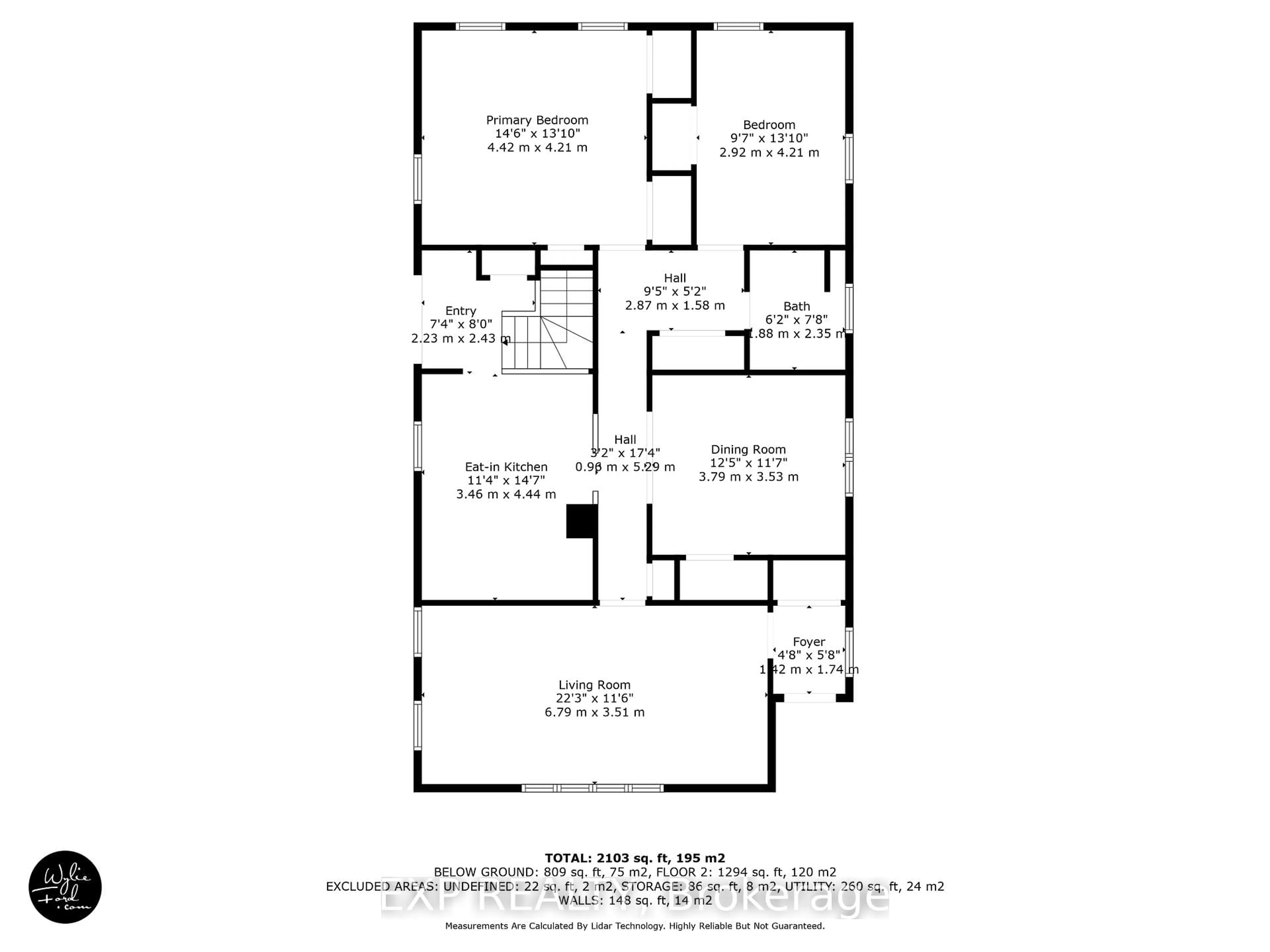 Floor plan for 192 Little Ave, Barrie Ontario L4N 6L1