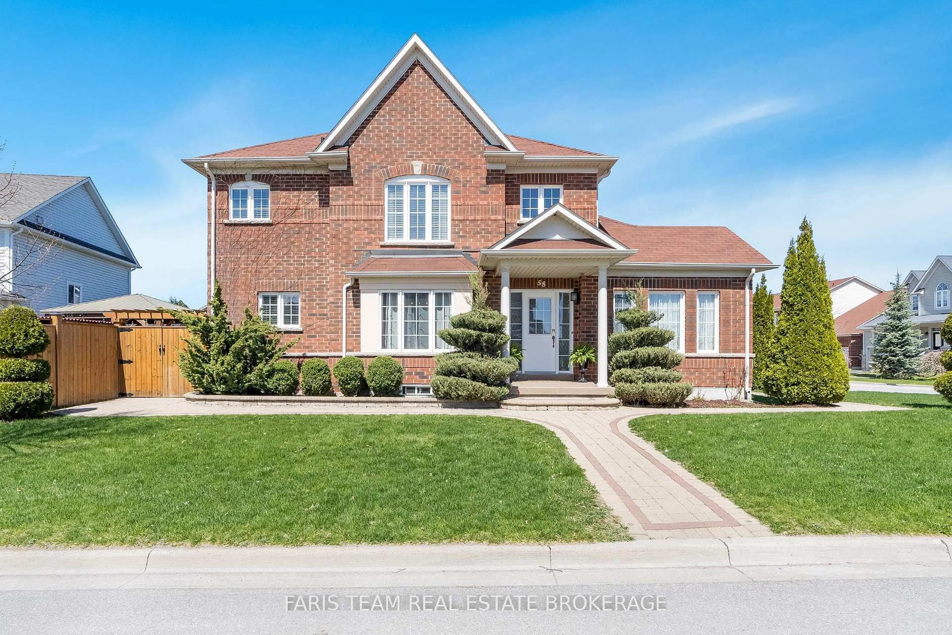 Home with brick exterior material, street for 58 Counsellor Terr, Barrie Ontario L4M 7H9