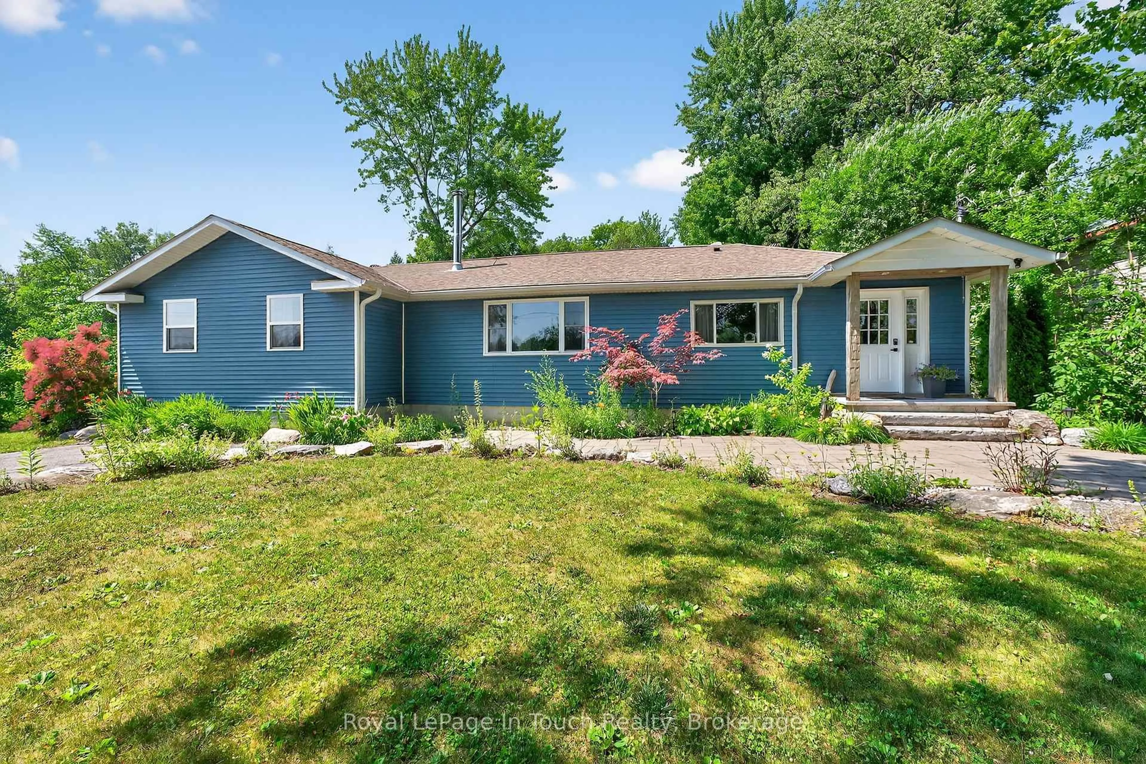 A pic from outside/outdoor area/front of a property/back of a property/a pic from drone, street for 346 Concession Road 13, Tiny Ontario L0L 2J0