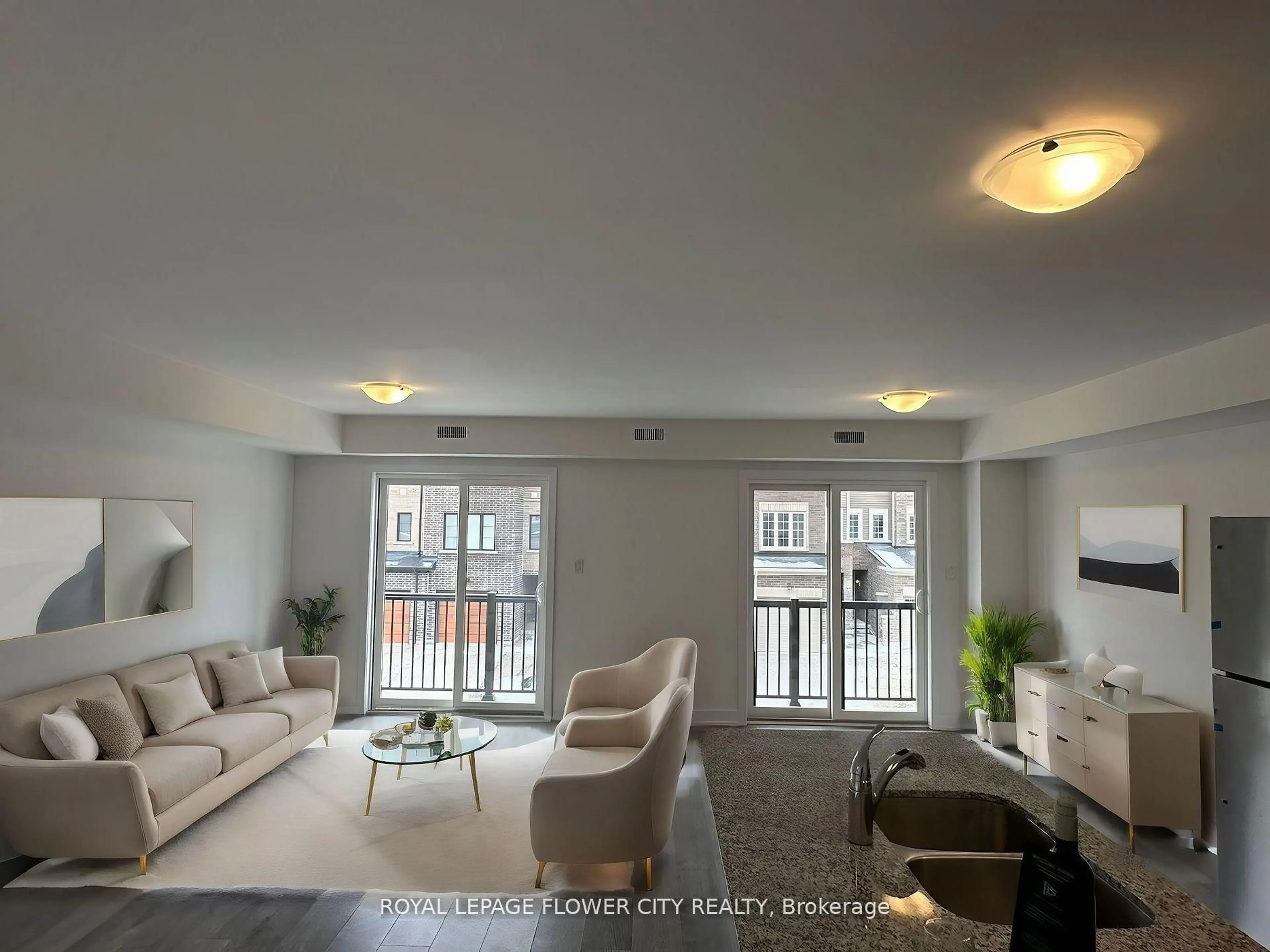 Living room with furniture, unknown for 14 Pumpkin Corner Cres #5, Barrie Ontario L9J 0T6