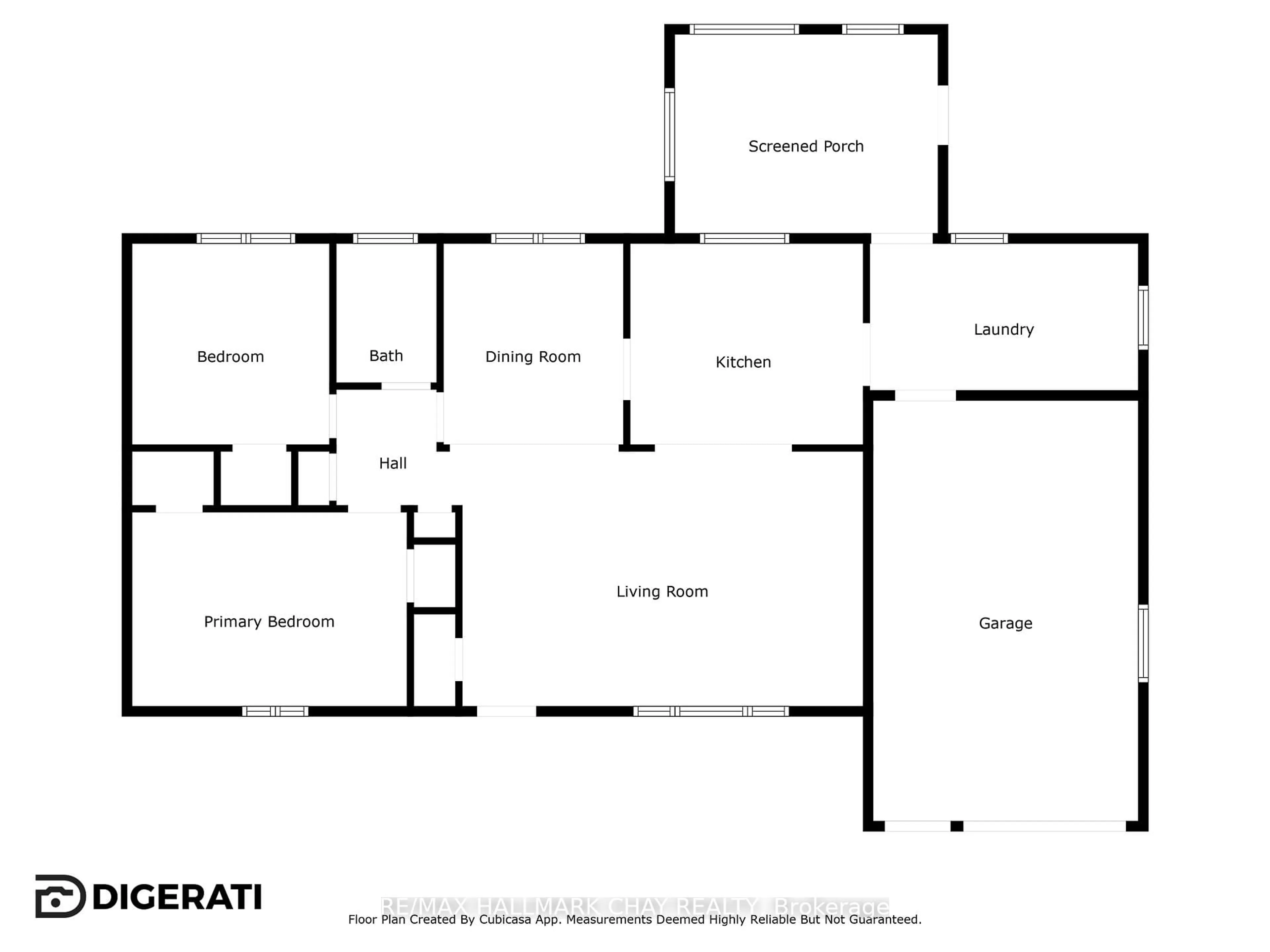 Floor plan for 33 Yonge St, Springwater Ontario L0L 1P0