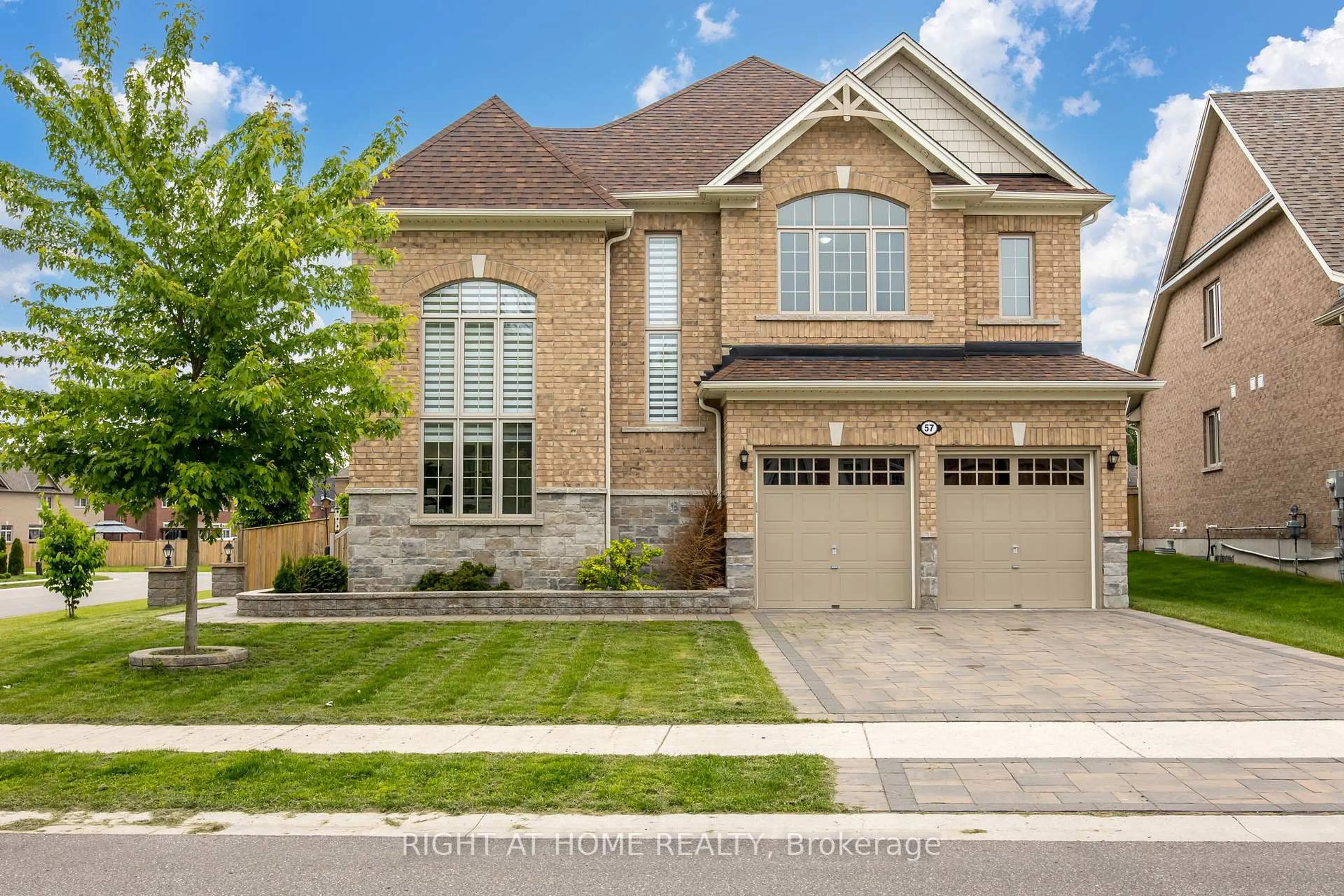 Home with brick exterior material, street for 57 Victoria Wood Ave, Springwater Ontario L9X 1Z8