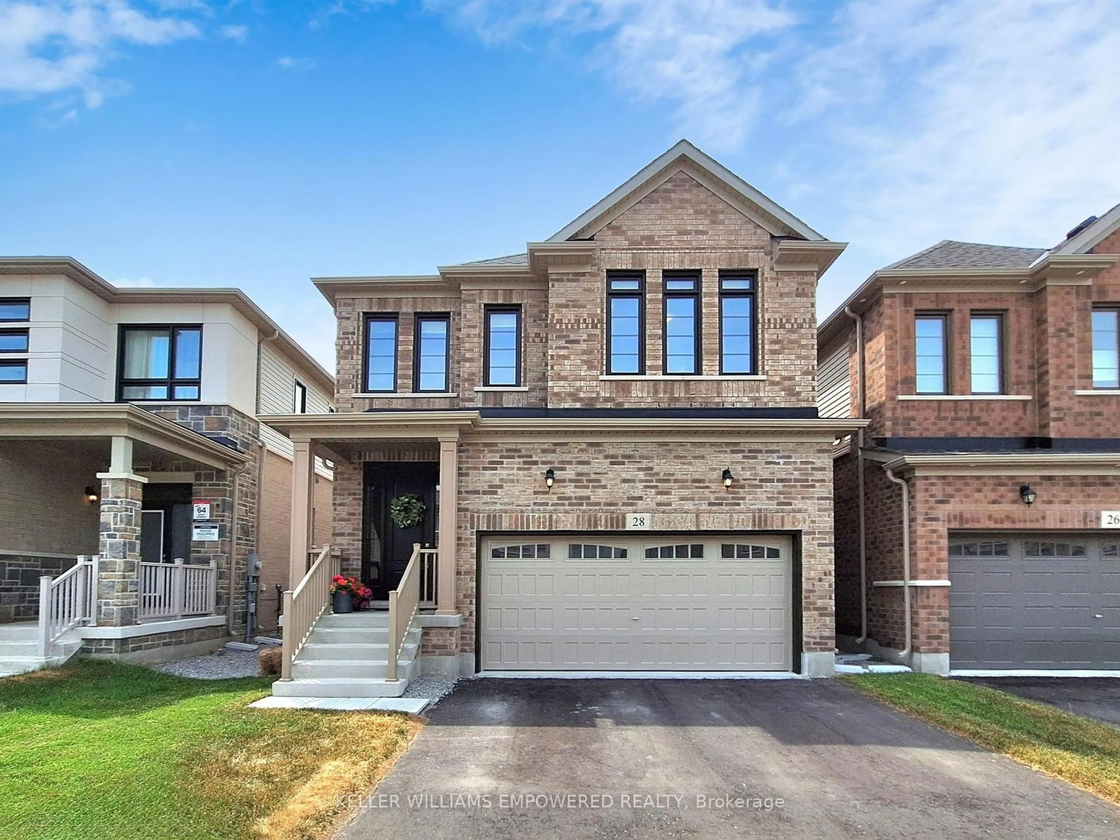 Home with brick exterior material, street for 28 Gemini Dr, Barrie Ontario L9J 0P6