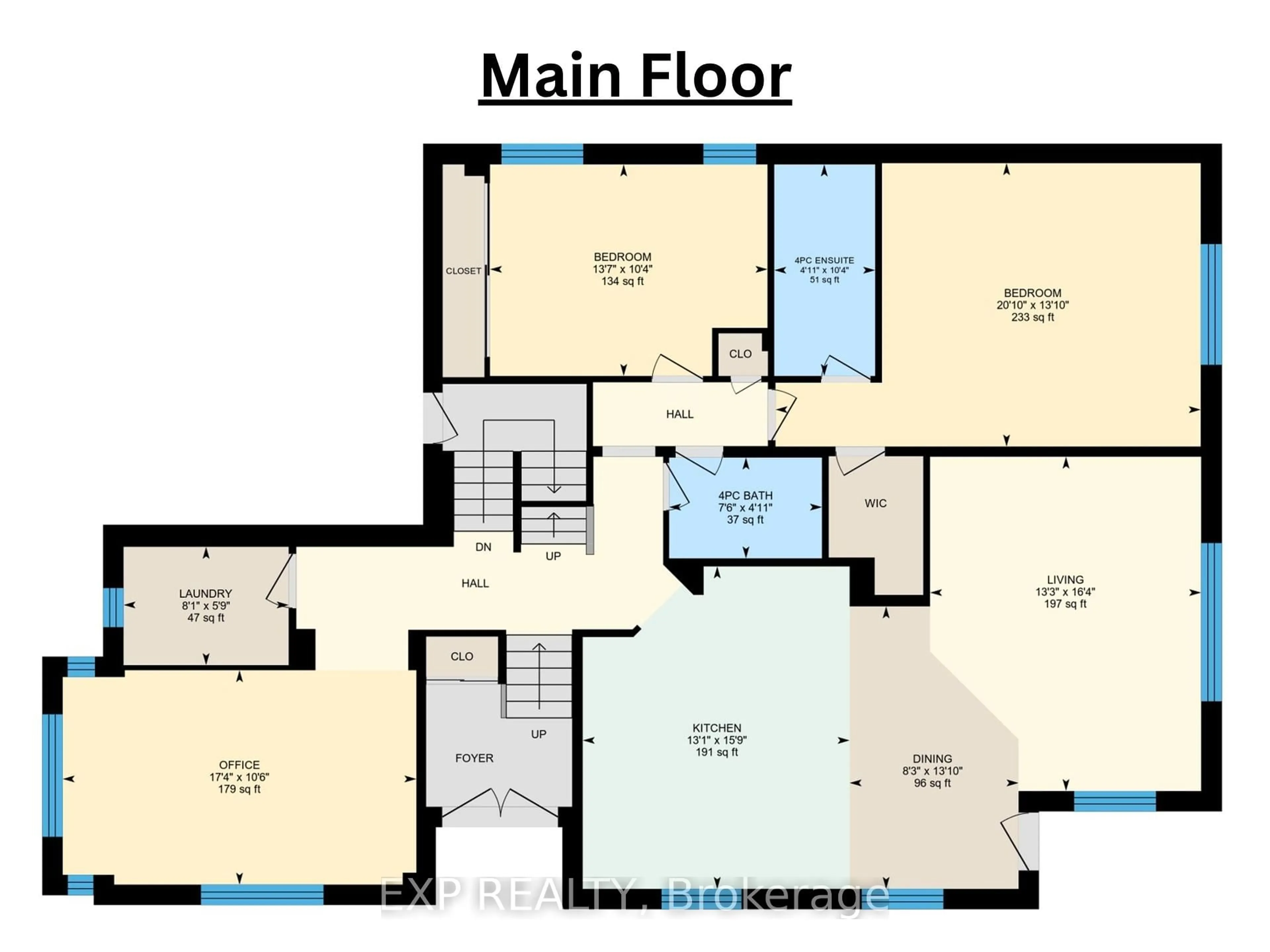 Floor plan for 105 White Sands Way, Wasaga Beach Ontario L9Z 0E2