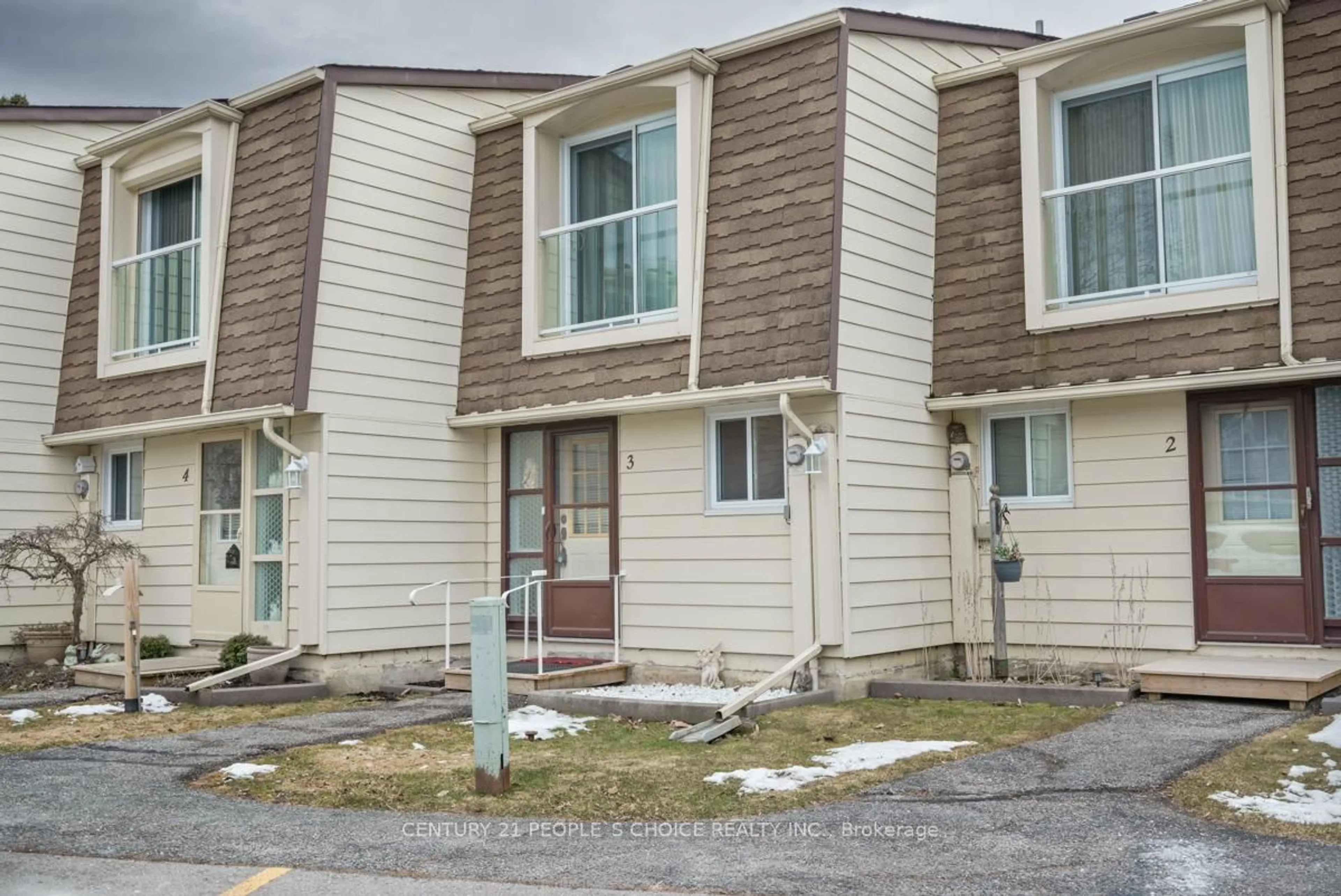 Home with vinyl exterior material, street for 4 Paradise Blvd #3, Ramara Ontario L0K 1B0